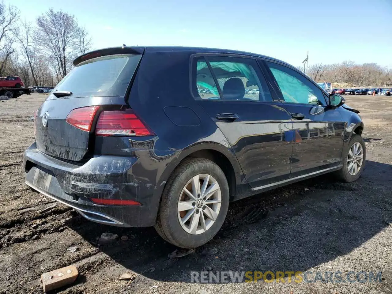 3 Photograph of a damaged car 3VWG57AU6KM019756 VOLKSWAGEN GOLF 2019