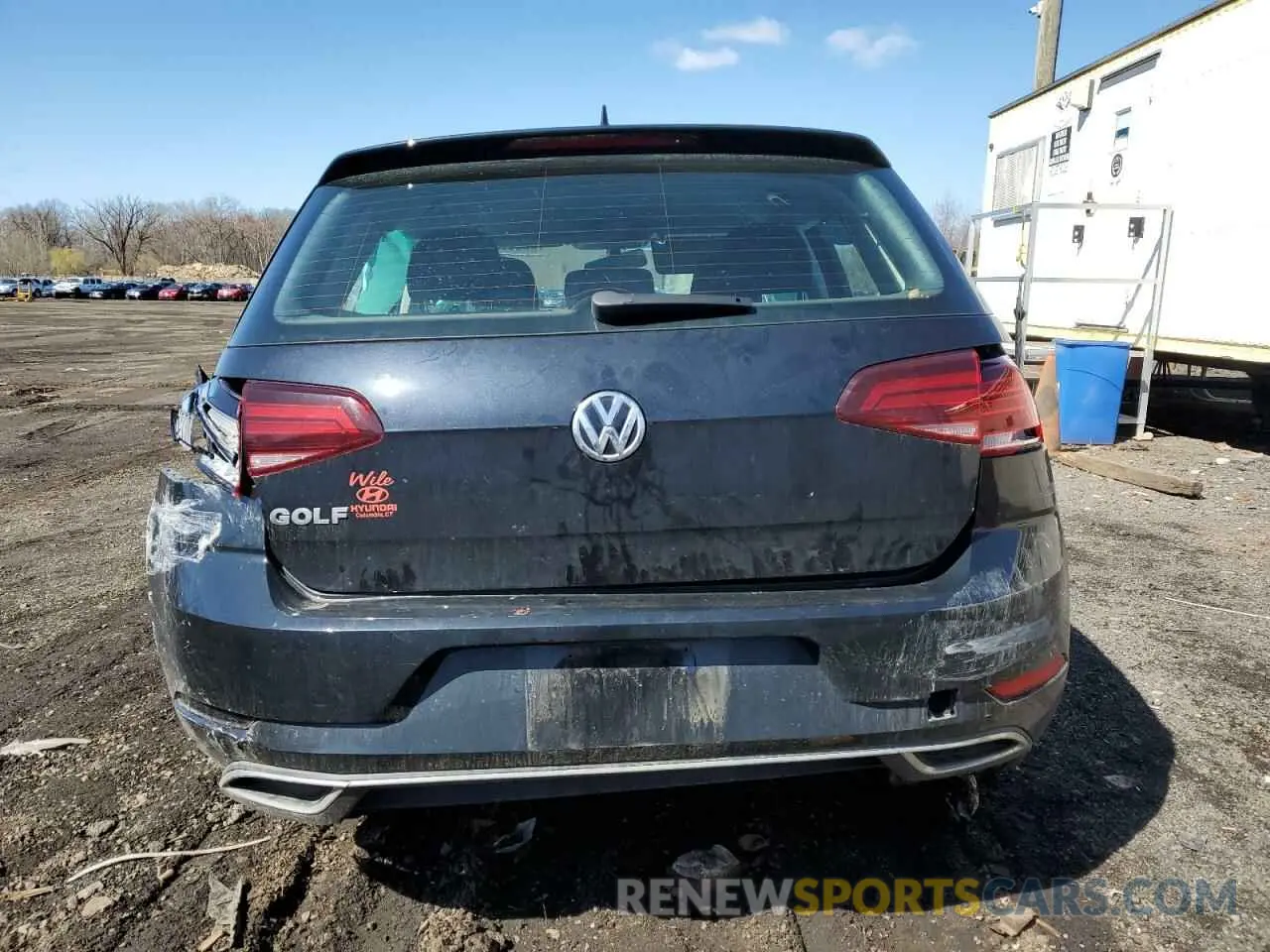 6 Photograph of a damaged car 3VWG57AU6KM019756 VOLKSWAGEN GOLF 2019