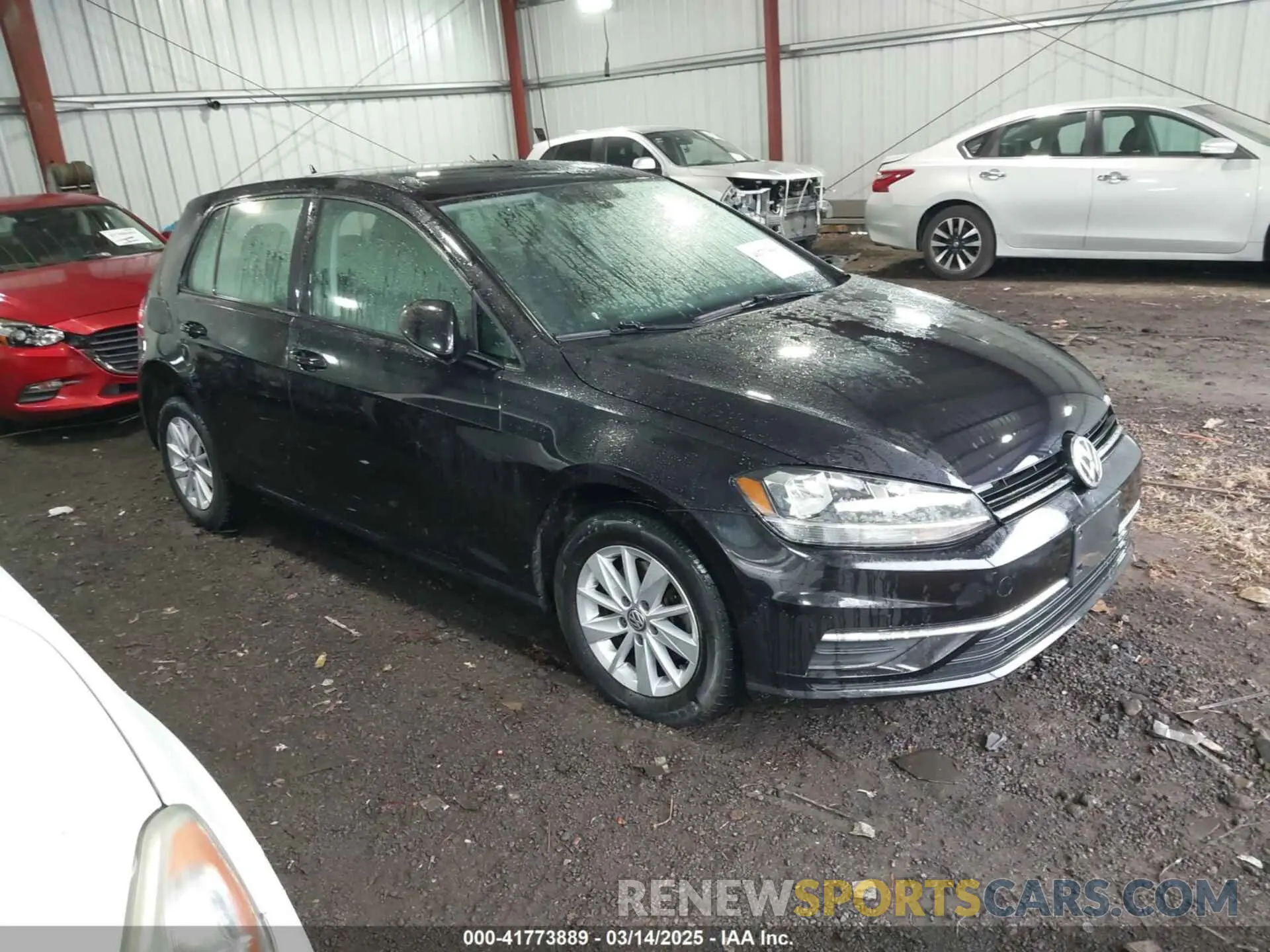 1 Photograph of a damaged car 3VWG57AU7KM020866 VOLKSWAGEN GOLF 2019