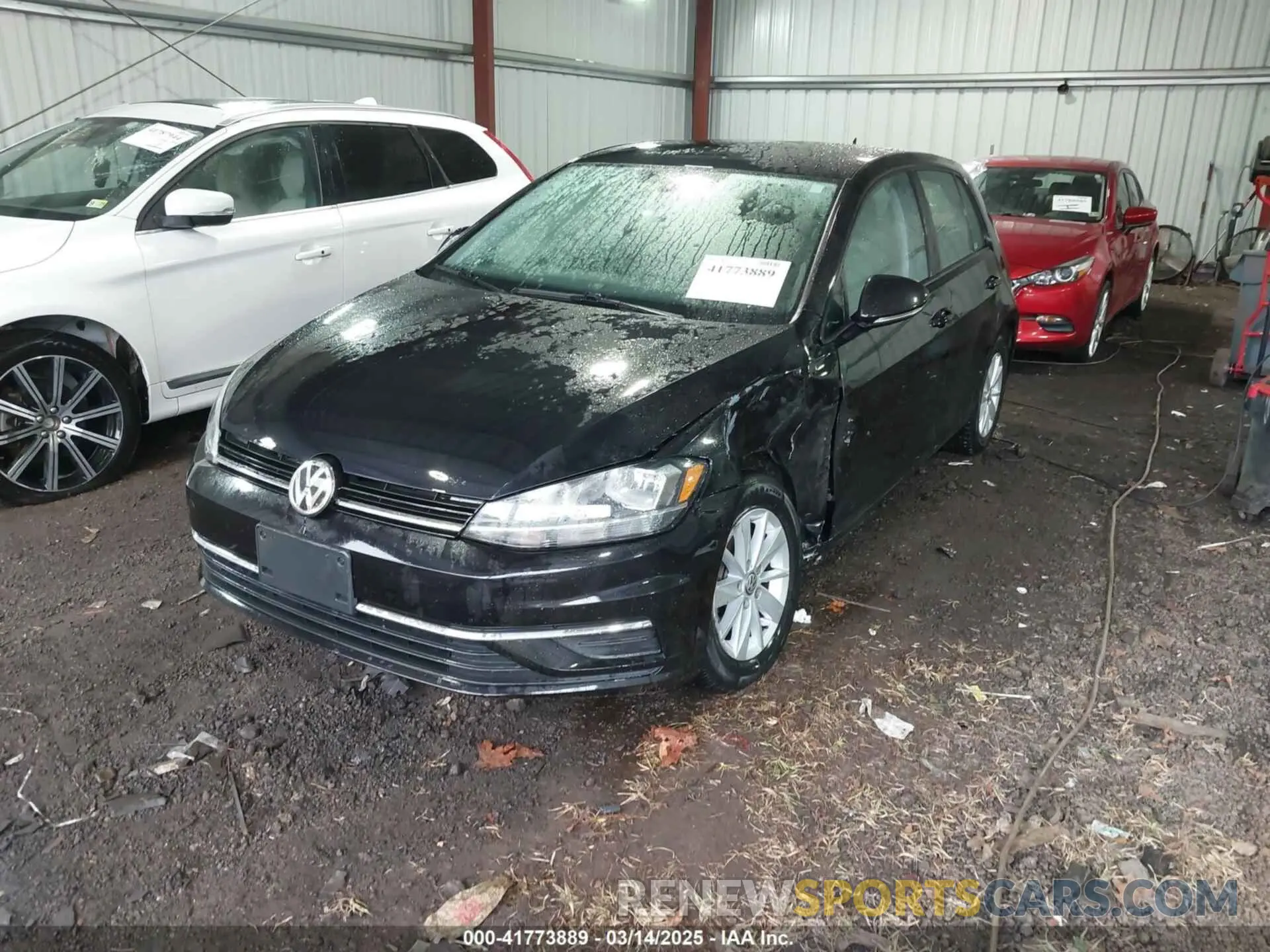 2 Photograph of a damaged car 3VWG57AU7KM020866 VOLKSWAGEN GOLF 2019