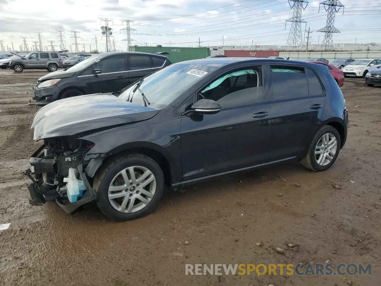 1 Photograph of a damaged car 3VWG57AU8KM014851 VOLKSWAGEN GOLF 2019