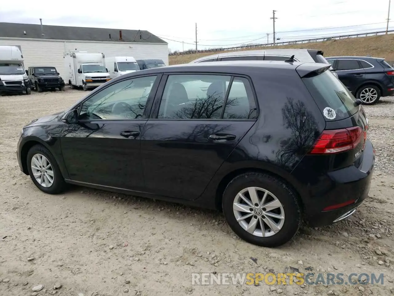 2 Photograph of a damaged car 3VWG57AU8KM020682 VOLKSWAGEN GOLF 2019