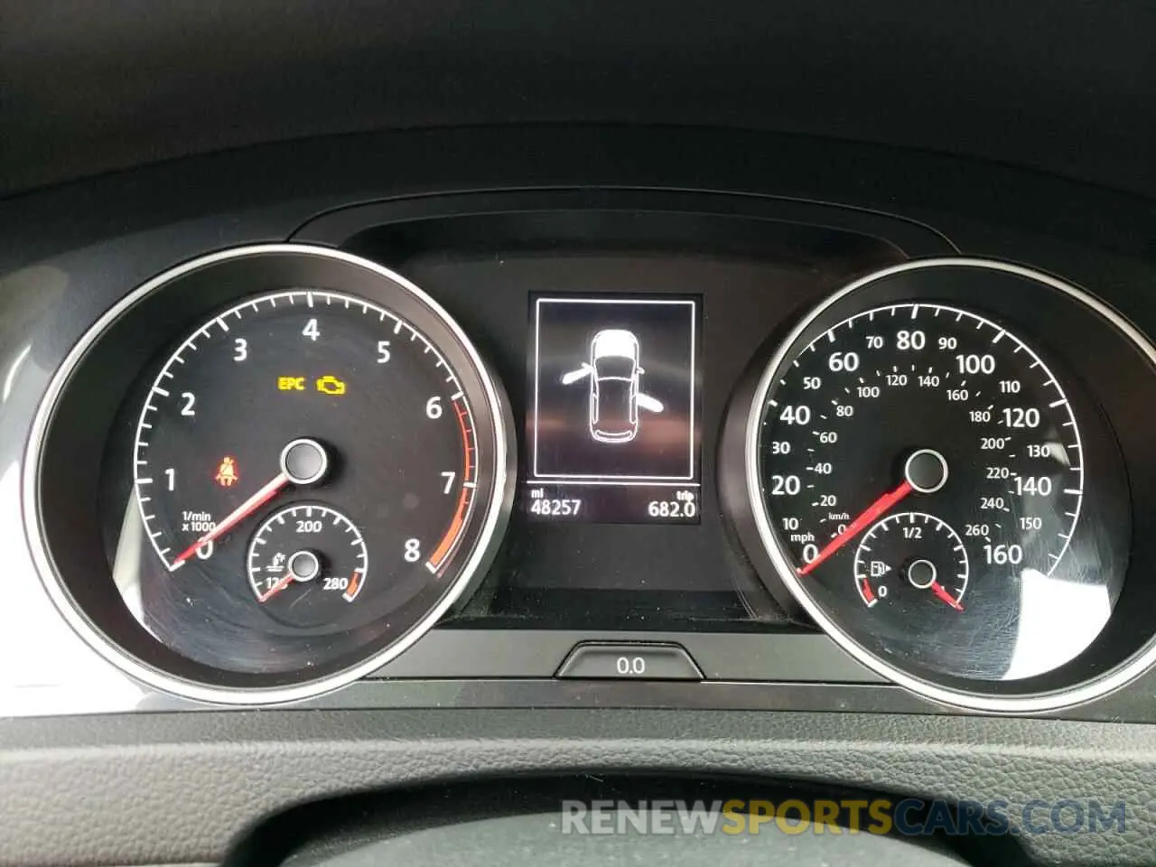 9 Photograph of a damaged car 3VWG57AU8KM020682 VOLKSWAGEN GOLF 2019