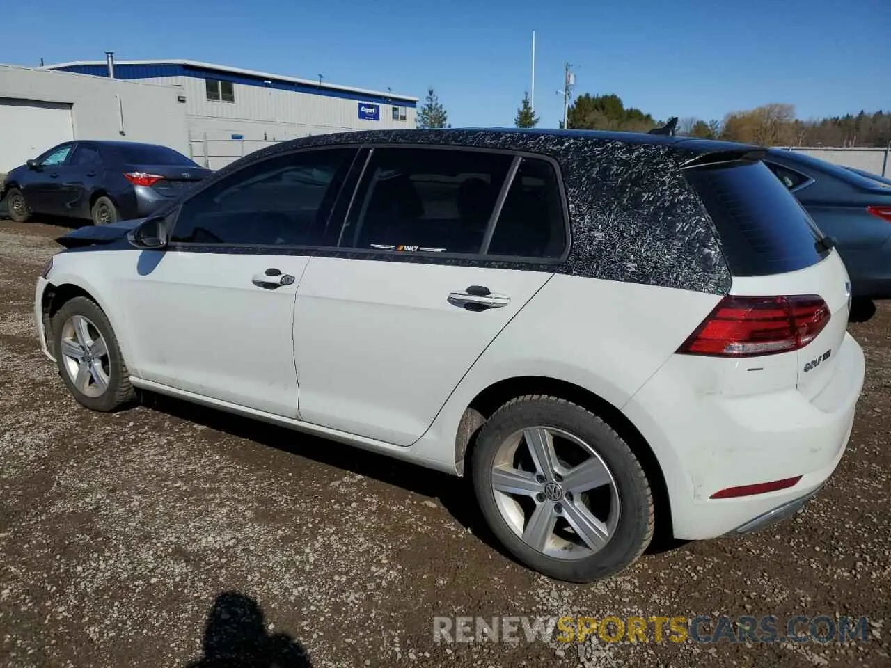 2 Photograph of a damaged car 3VWG57AU9KM009366 VOLKSWAGEN GOLF 2019