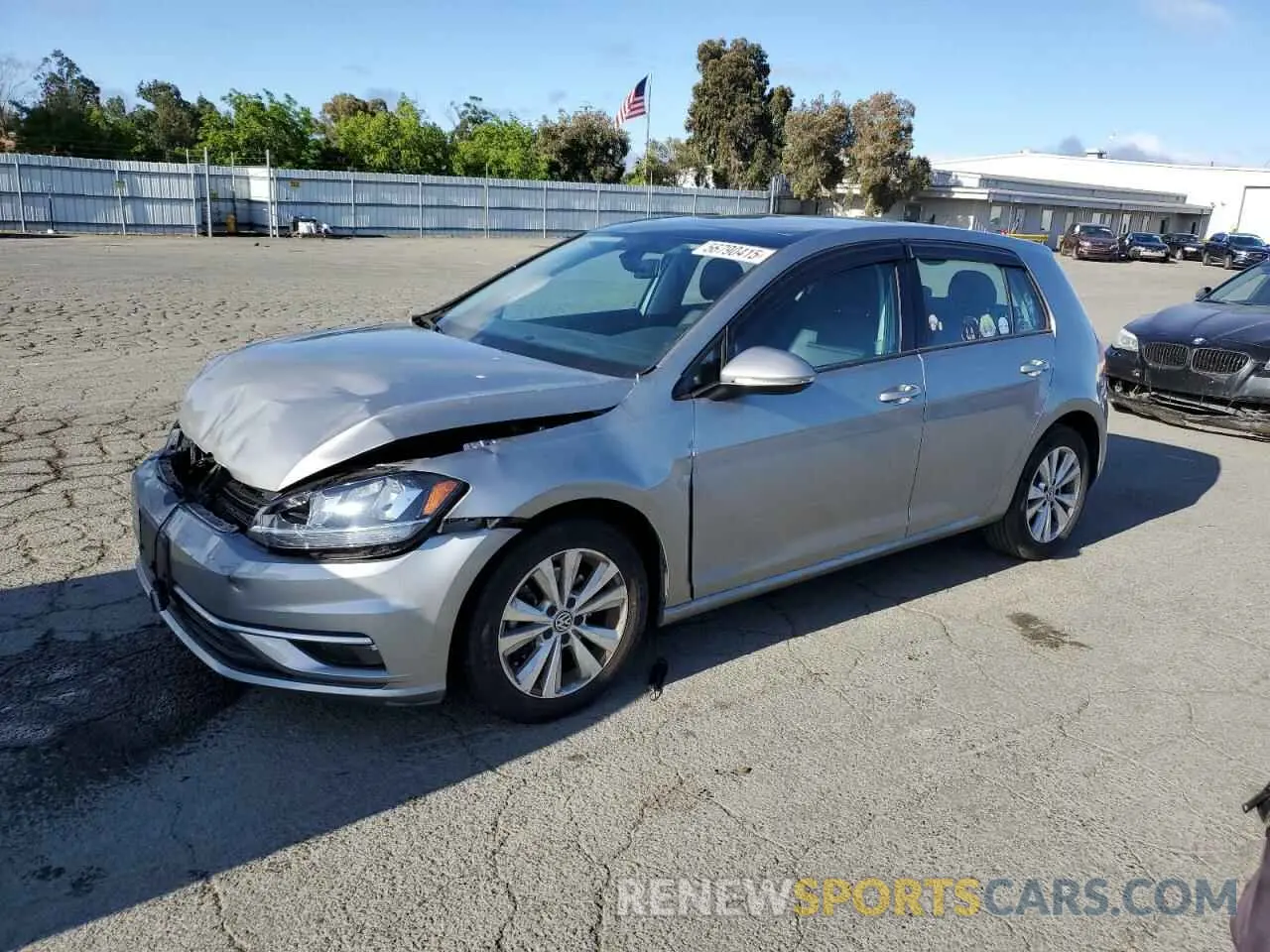 1 Photograph of a damaged car 3VWG57AU9KM022375 VOLKSWAGEN GOLF 2019