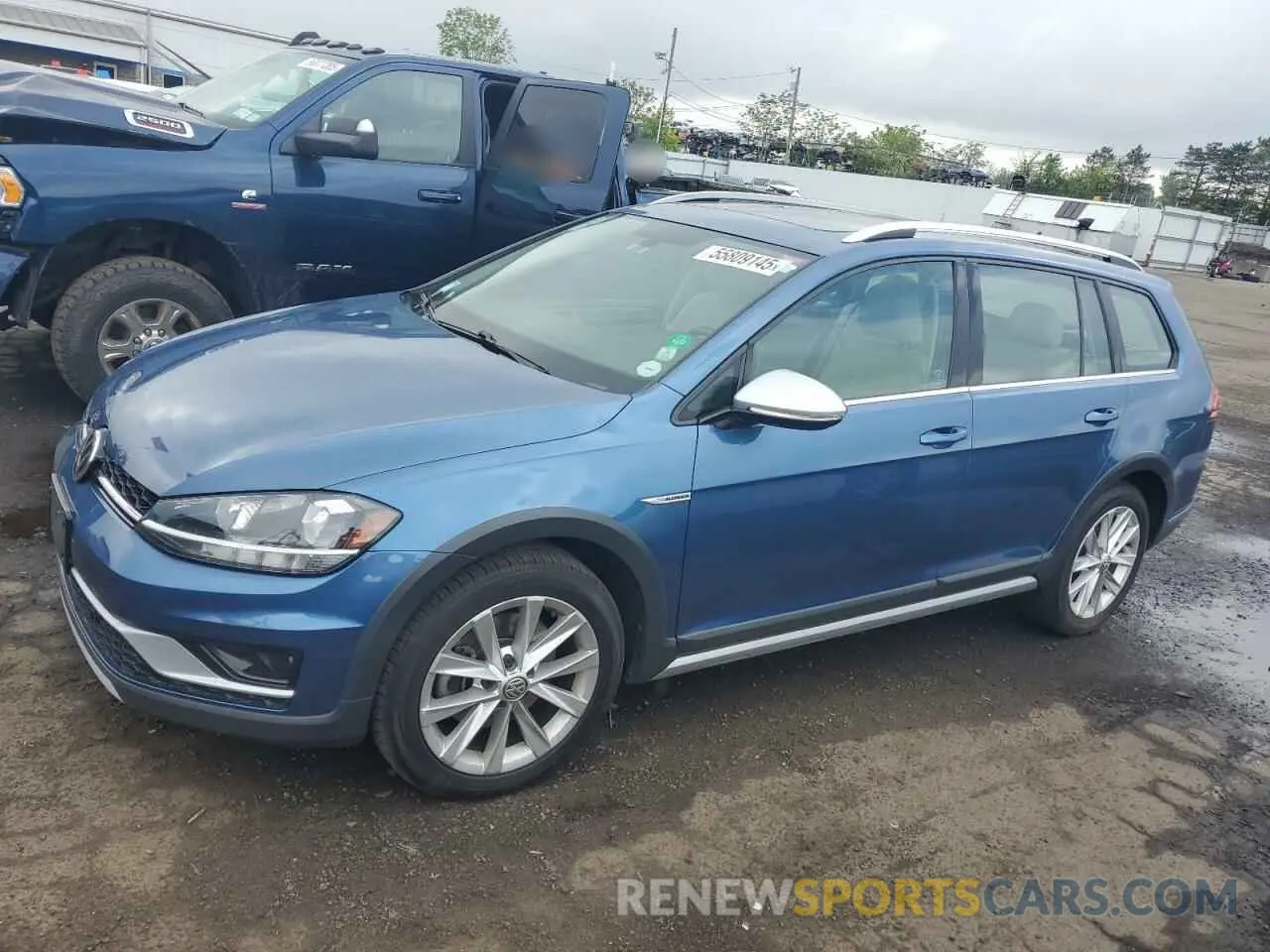 1 Photograph of a damaged car 3VWH17AU0KM503907 VOLKSWAGEN GOLF 2019
