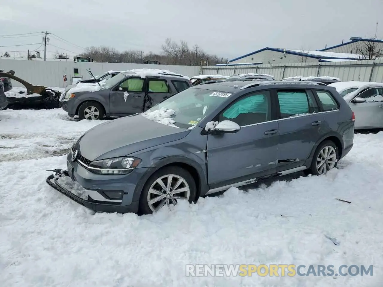 1 Photograph of a damaged car 3VWH17AU0KM524546 VOLKSWAGEN GOLF 2019