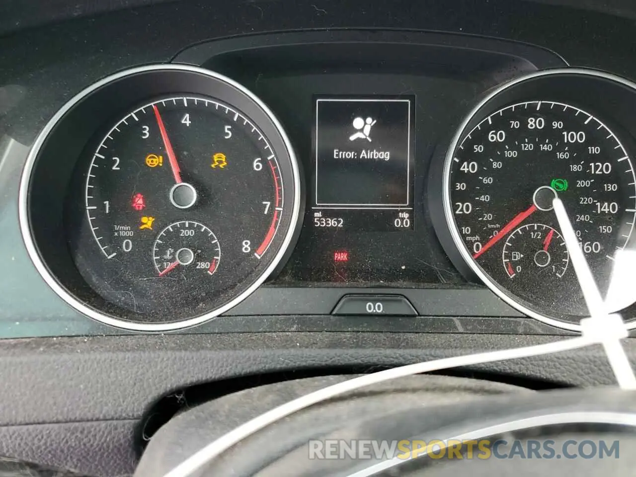 9 Photograph of a damaged car 3VWH17AU0KM524546 VOLKSWAGEN GOLF 2019