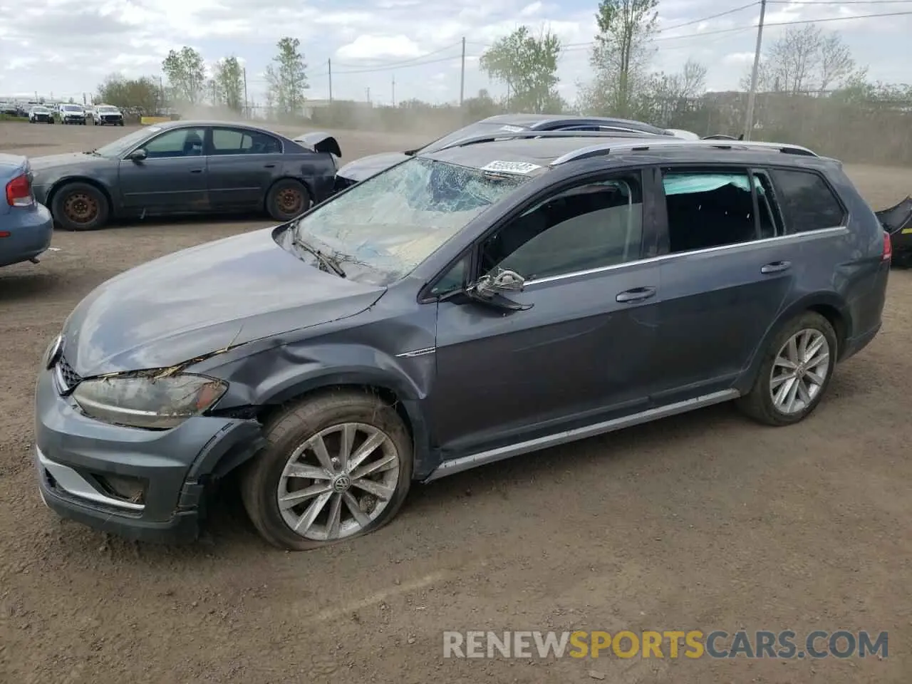1 Photograph of a damaged car 3VWH17AU4KM505126 VOLKSWAGEN GOLF 2019