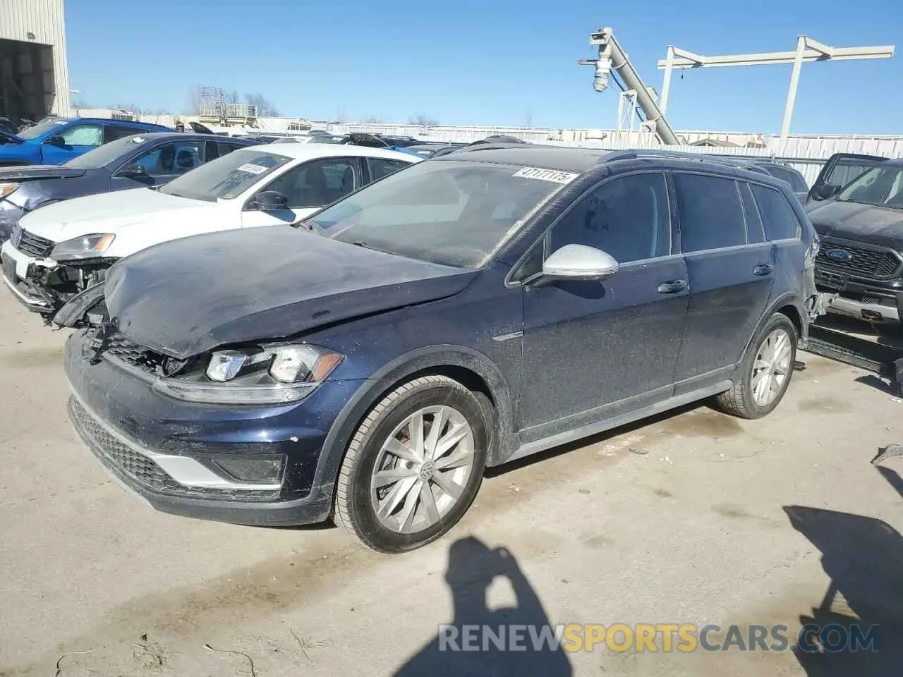 1 Photograph of a damaged car 3VWH17AU6KM514233 VOLKSWAGEN GOLF 2019