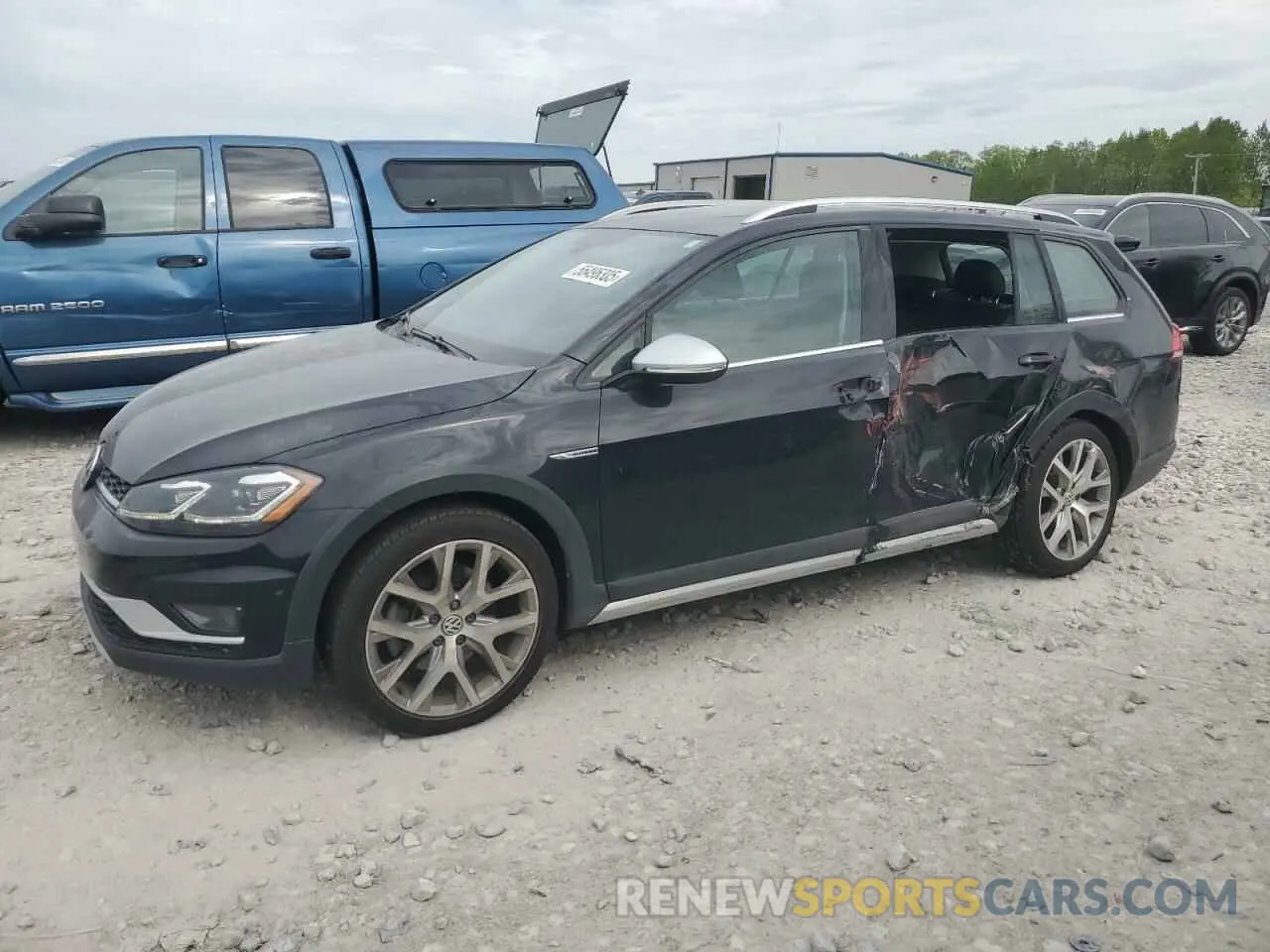 1 Photograph of a damaged car 3VWH17AUXKM515711 VOLKSWAGEN GOLF 2019