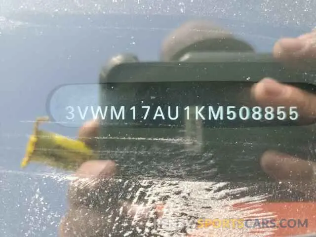 12 Photograph of a damaged car 3VWM17AU1KM508855 VOLKSWAGEN GOLF 2019