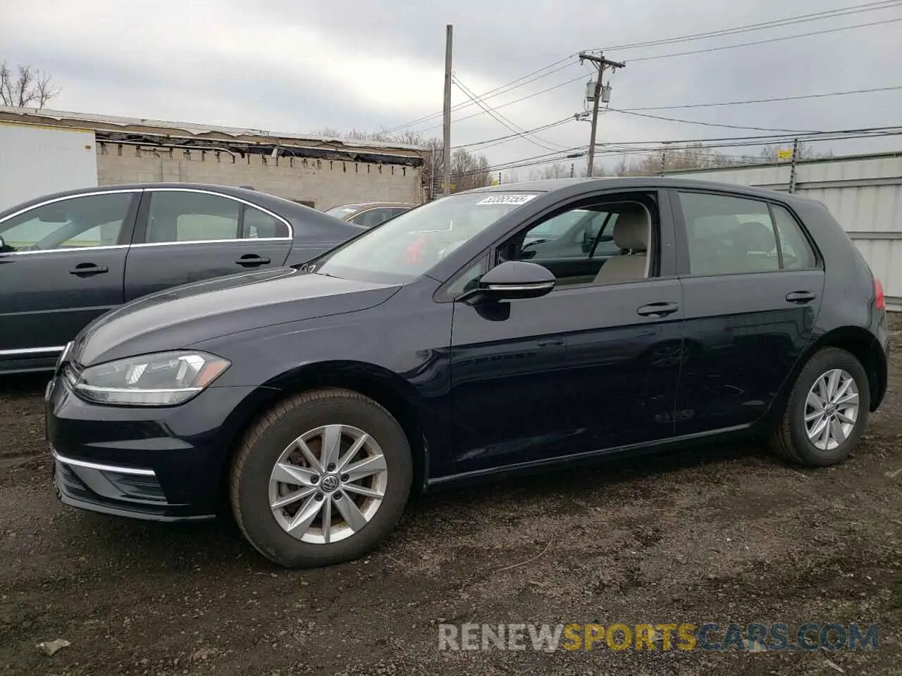 1 Photograph of a damaged car 3VWW57AU7KM022452 VOLKSWAGEN GOLF 2019