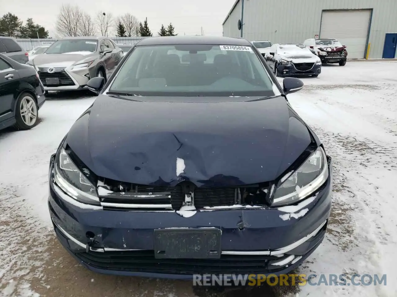5 Photograph of a damaged car 3VWW57AUXKM029847 VOLKSWAGEN GOLF 2019