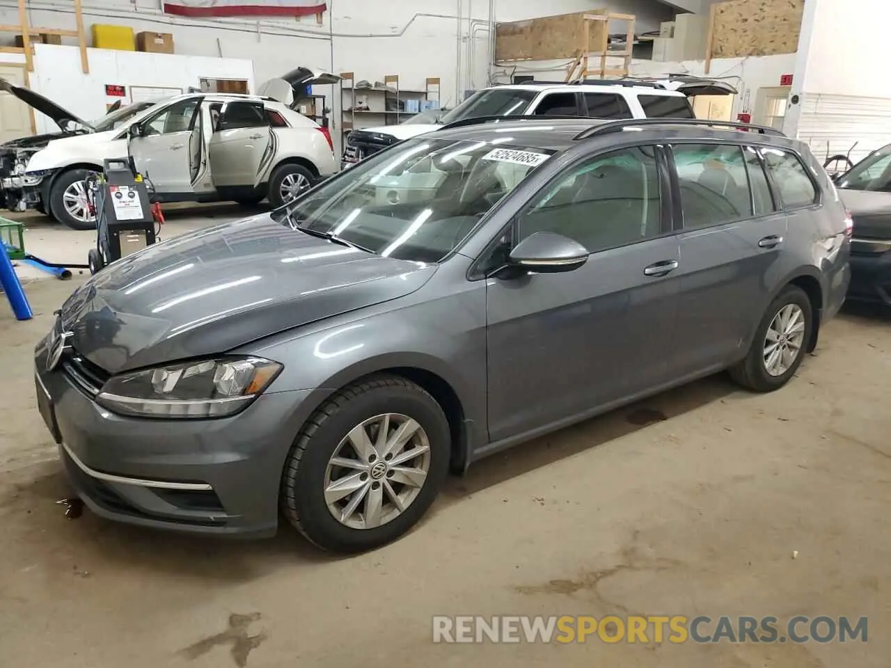 1 Photograph of a damaged car 3VWY57AU0KM510845 VOLKSWAGEN GOLF 2019