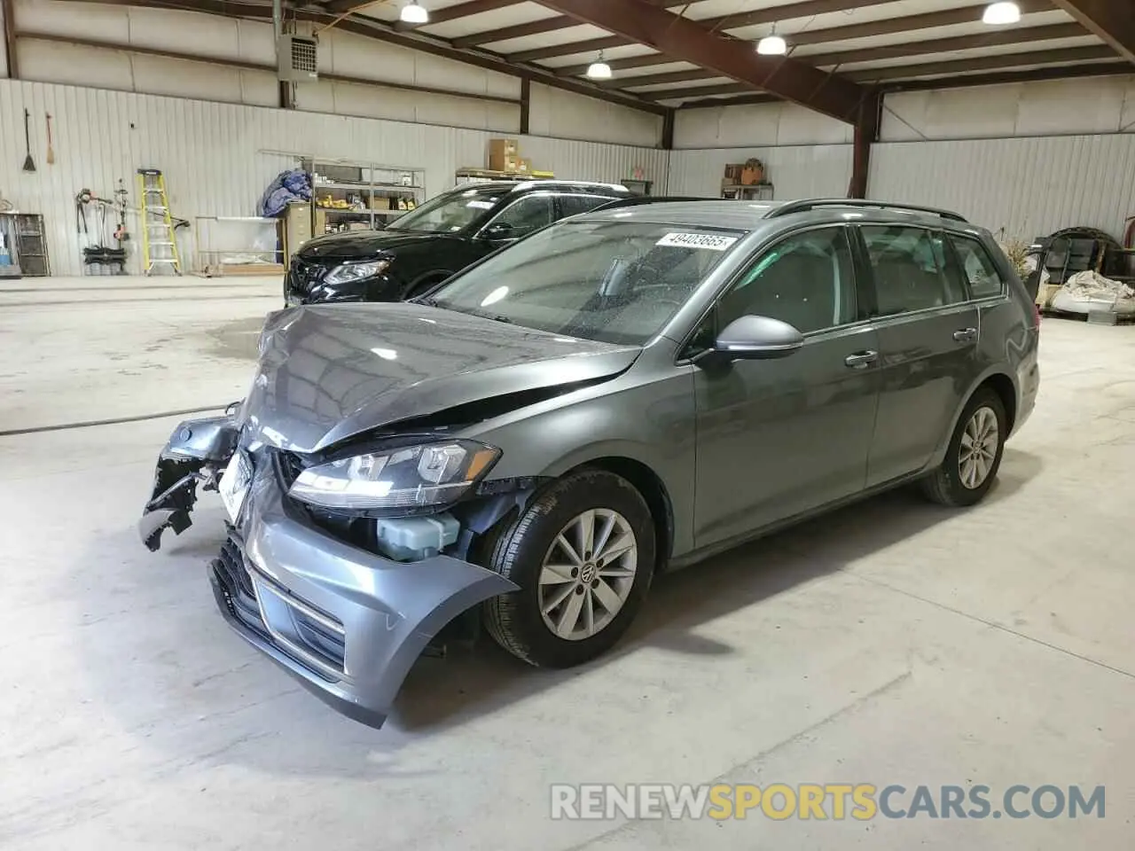 1 Photograph of a damaged car 3VWY57AU4KM512582 VOLKSWAGEN GOLF 2019