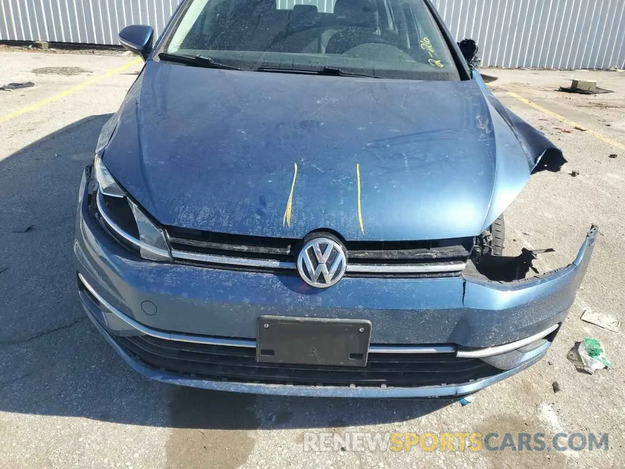 12 Photograph of a damaged car 3VWY57AU6KM512342 VOLKSWAGEN GOLF 2019