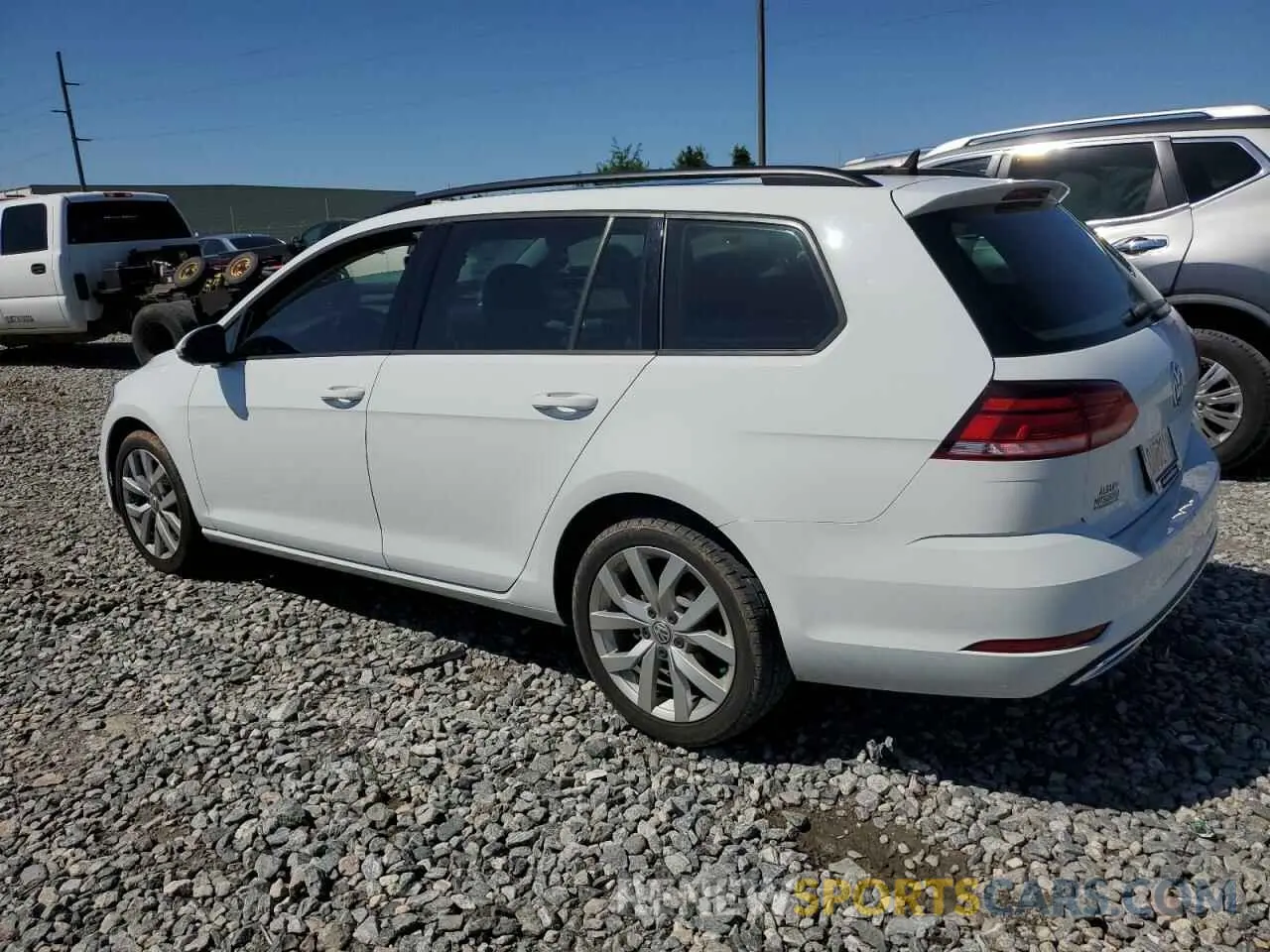 2 Photograph of a damaged car 3VWY57AUXKM508133 VOLKSWAGEN GOLF 2019