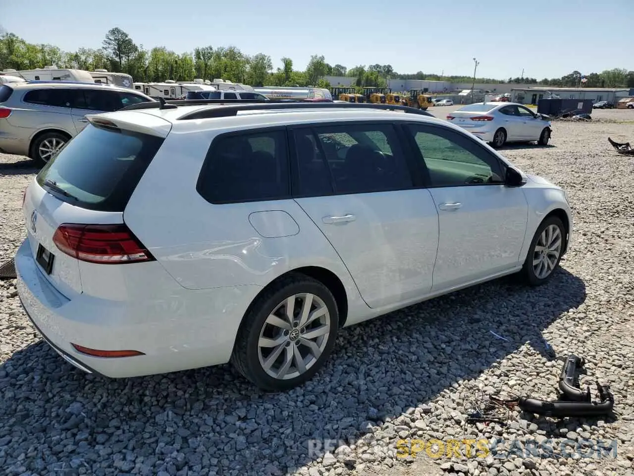 3 Photograph of a damaged car 3VWY57AUXKM508133 VOLKSWAGEN GOLF 2019