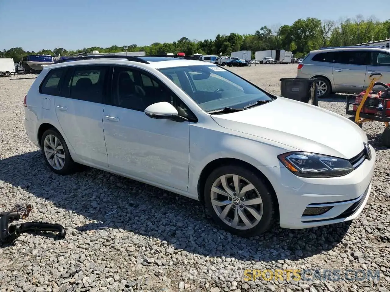 4 Photograph of a damaged car 3VWY57AUXKM508133 VOLKSWAGEN GOLF 2019