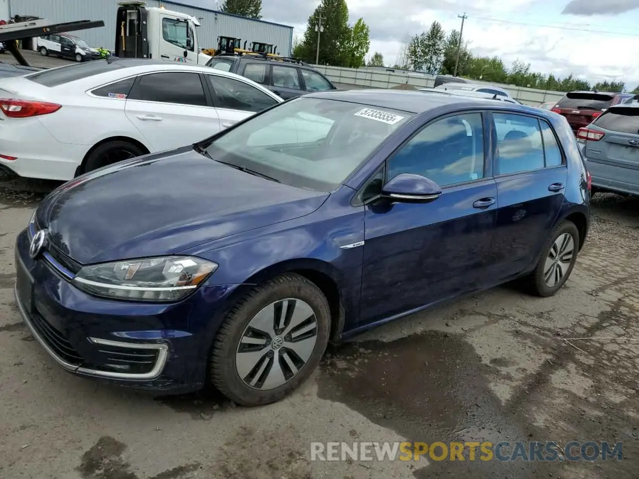 1 Photograph of a damaged car WVWKR7AU4KW911599 VOLKSWAGEN GOLF 2019