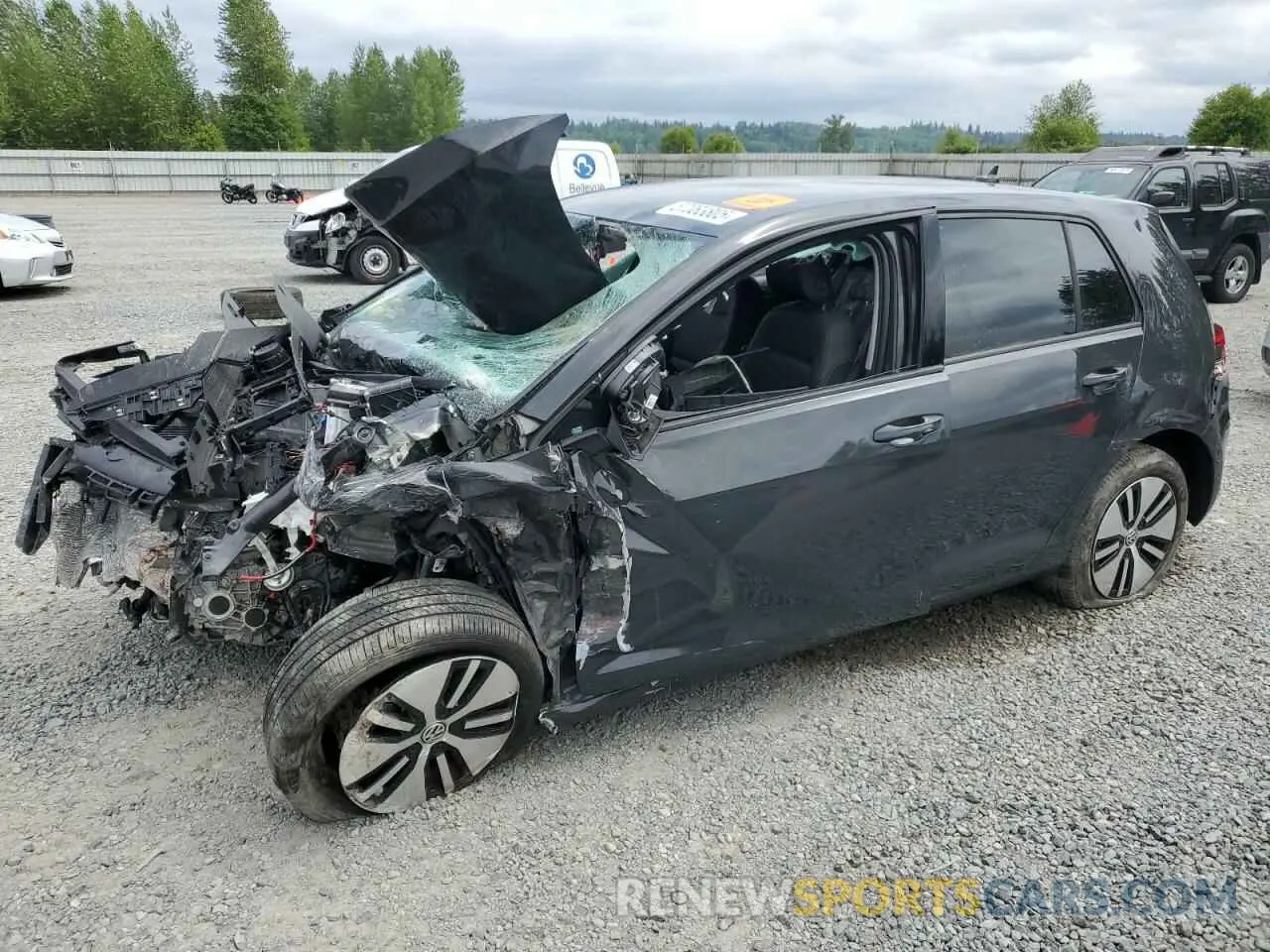 1 Photograph of a damaged car WVWPR7AU0KW913047 VOLKSWAGEN GOLF 2019