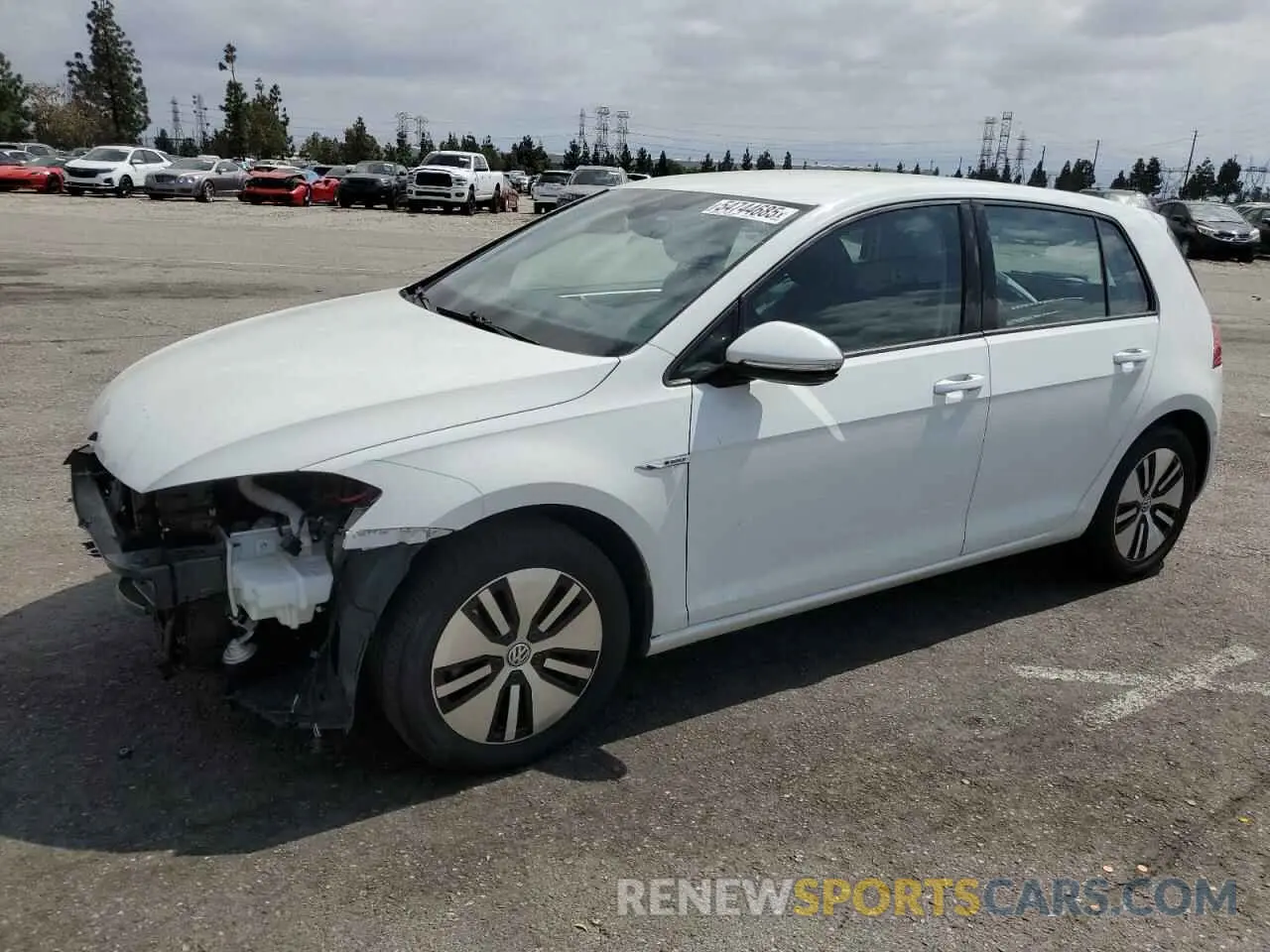 1 Photograph of a damaged car WVWPR7AU6KW913862 VOLKSWAGEN GOLF 2019