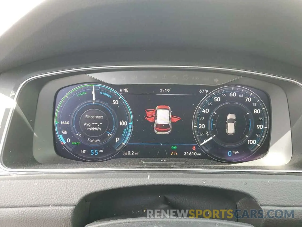 9 Photograph of a damaged car WVWPR7AU6KW913862 VOLKSWAGEN GOLF 2019