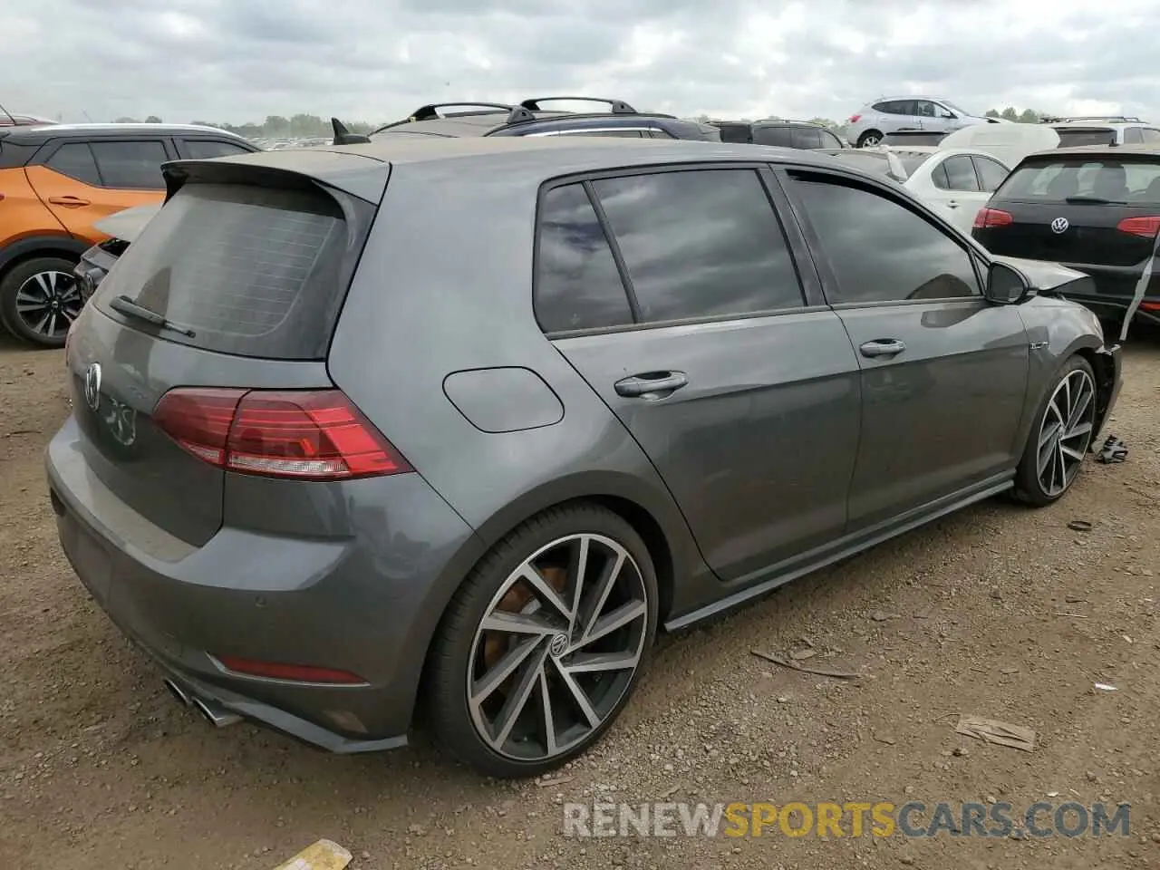 3 Photograph of a damaged car WVWVA7AU0KW126954 VOLKSWAGEN GOLF 2019