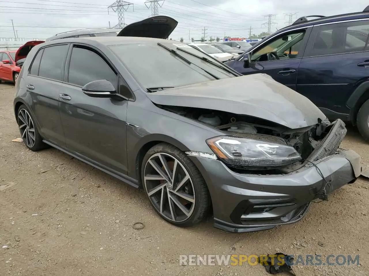 4 Photograph of a damaged car WVWVA7AU0KW126954 VOLKSWAGEN GOLF 2019