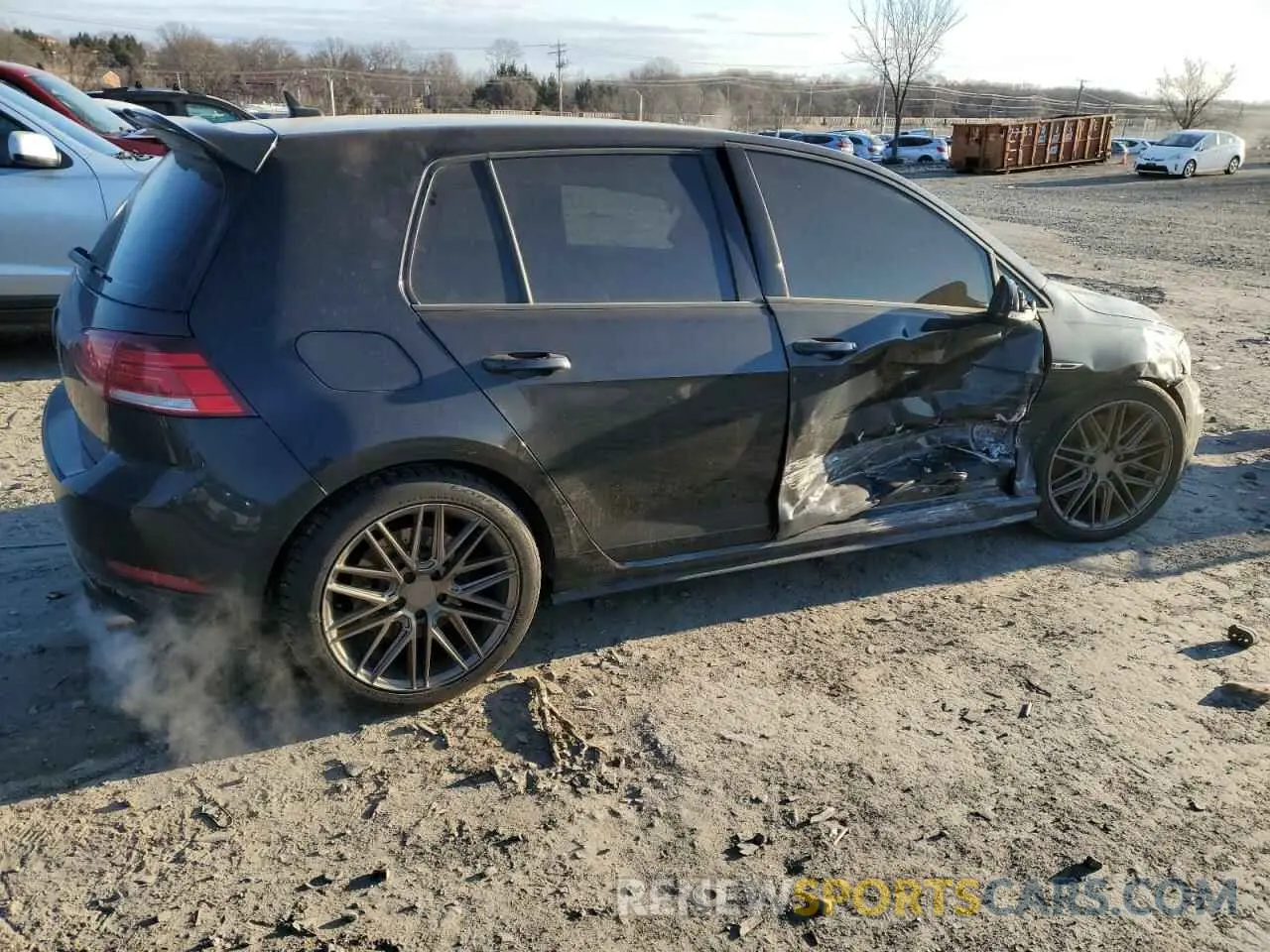 3 Photograph of a damaged car WVWVA7AU4KW228628 VOLKSWAGEN GOLF 2019