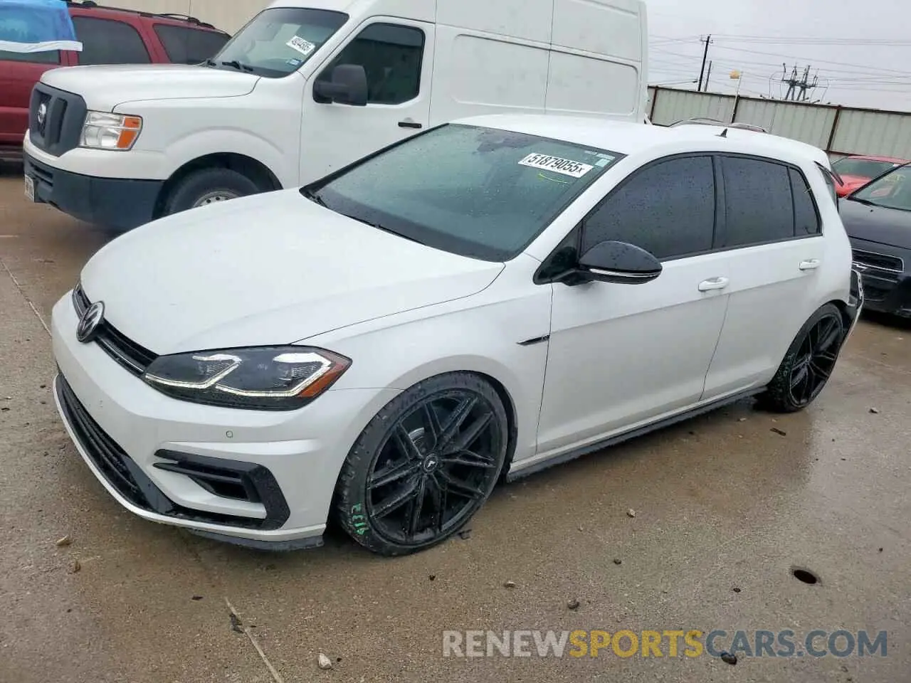 1 Photograph of a damaged car WVWVA7AU9KW148757 VOLKSWAGEN GOLF 2019