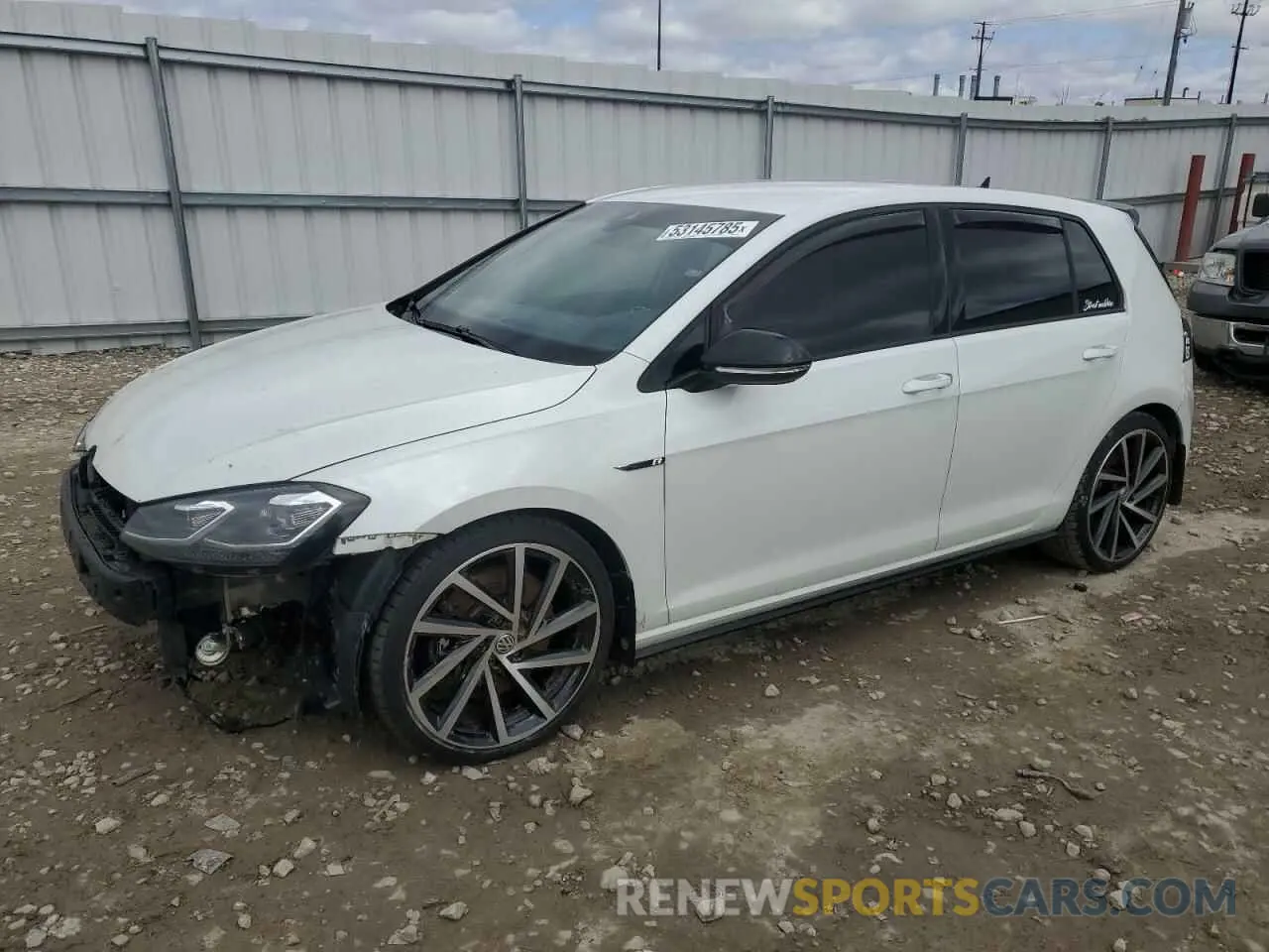 1 Photograph of a damaged car WVWWA7AU2KW171835 VOLKSWAGEN GOLF 2019