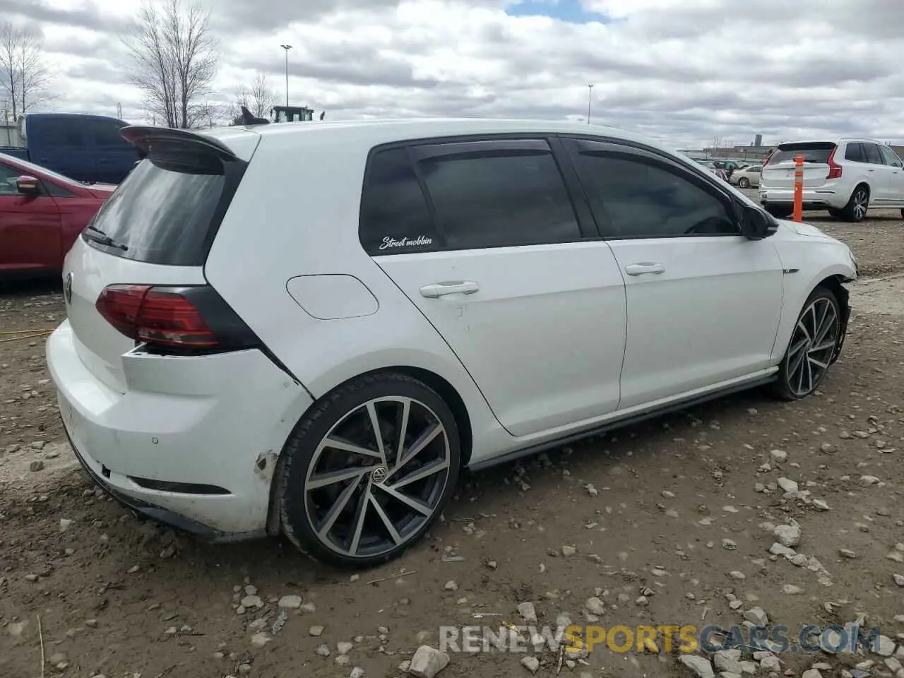 3 Photograph of a damaged car WVWWA7AU2KW171835 VOLKSWAGEN GOLF 2019