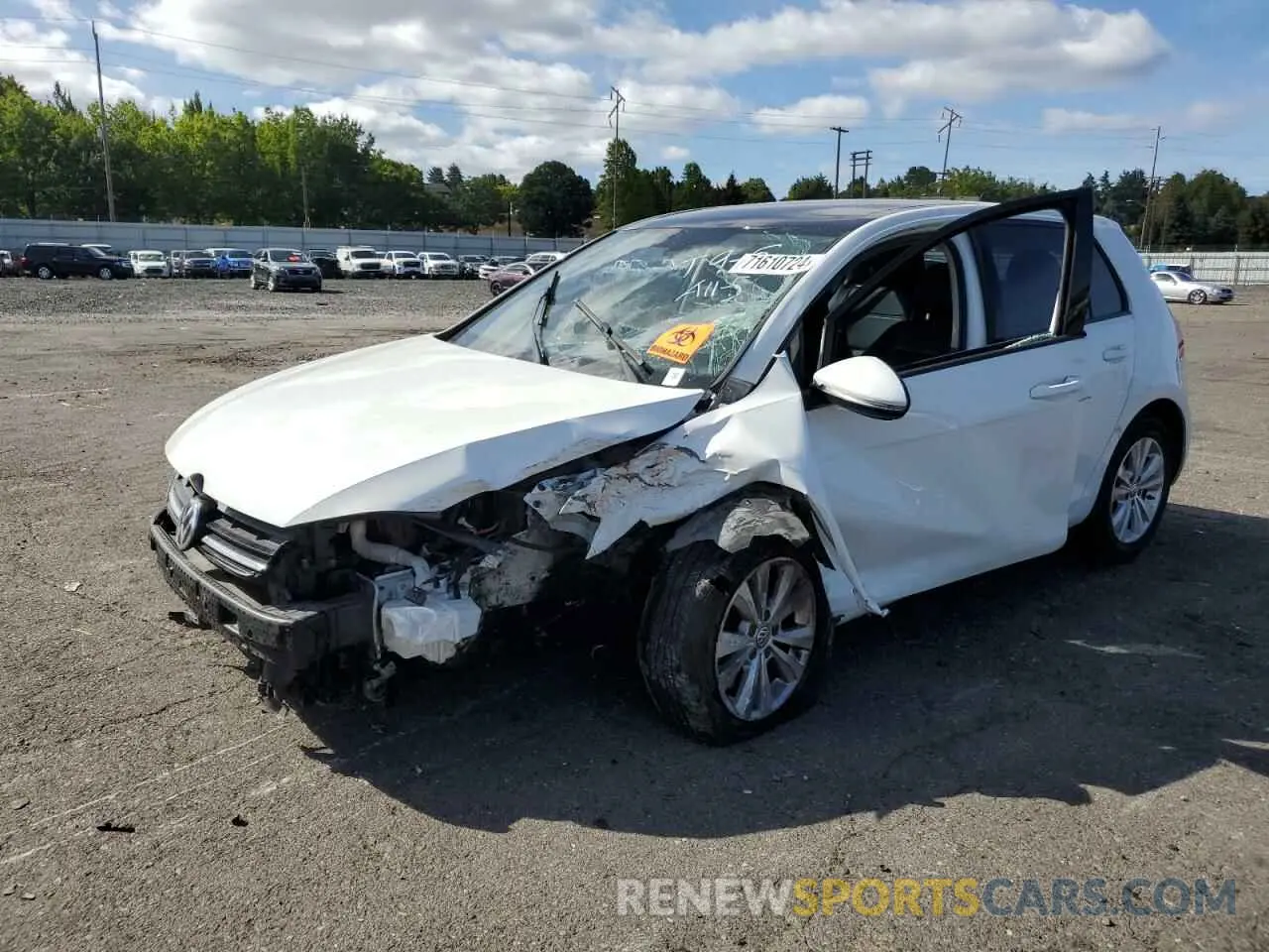 1 Photograph of a damaged car 3VWG57AU1LM003319 VOLKSWAGEN GOLF 2020
