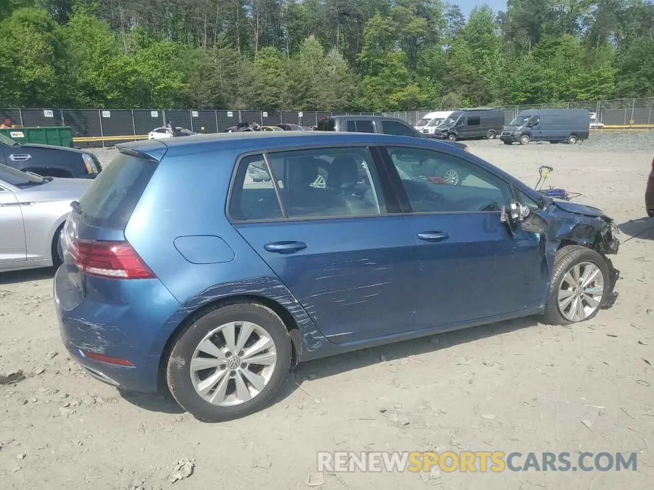 3 Photograph of a damaged car 3VWG57AU1LM009573 VOLKSWAGEN GOLF 2020
