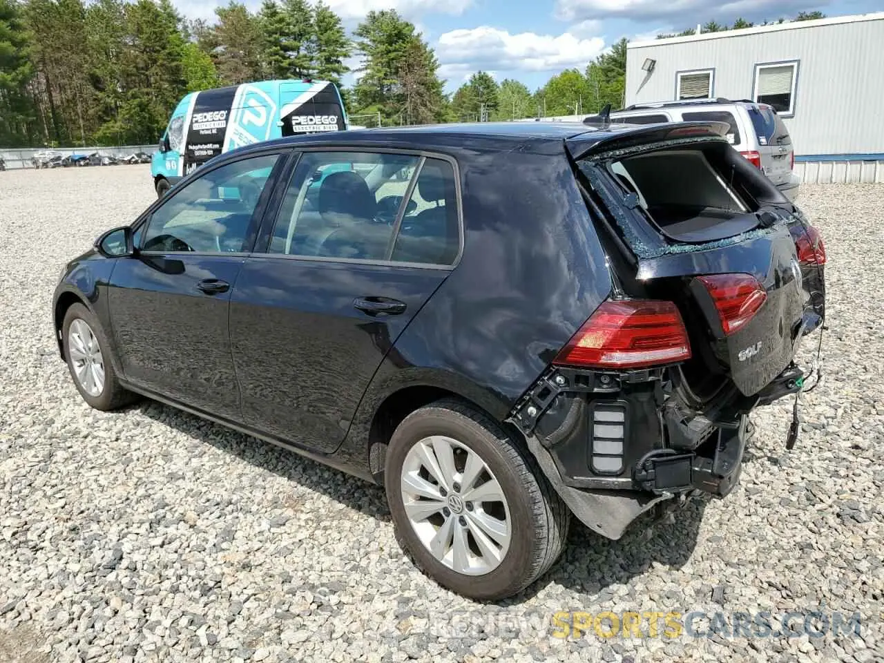 2 Photograph of a damaged car 3VWG57AU2LM014412 VOLKSWAGEN GOLF 2020
