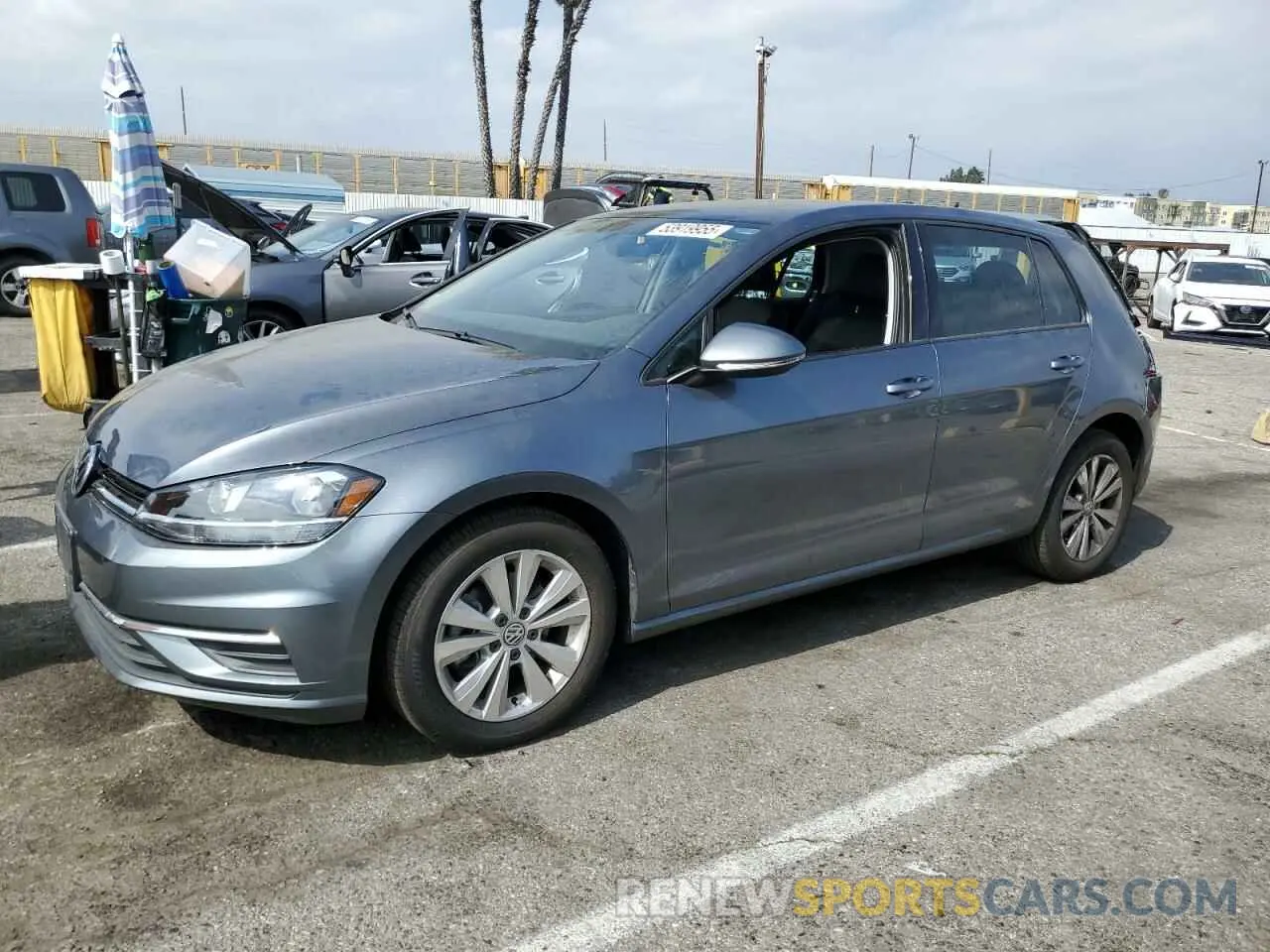 1 Photograph of a damaged car 3VWG57AU4MM016969 VOLKSWAGEN GOLF 2021