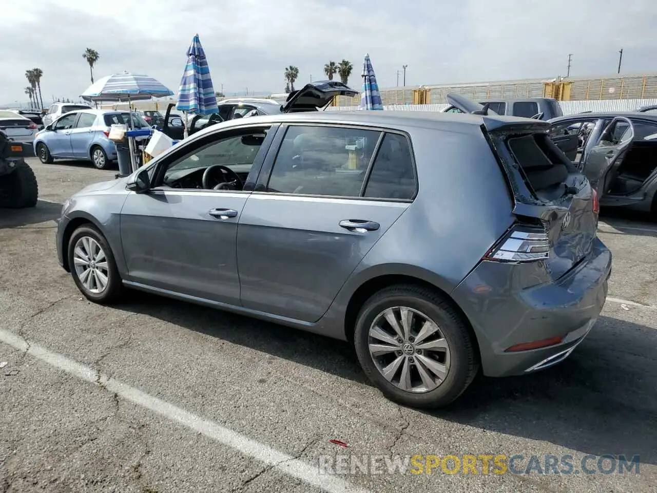 2 Photograph of a damaged car 3VWG57AU4MM016969 VOLKSWAGEN GOLF 2021