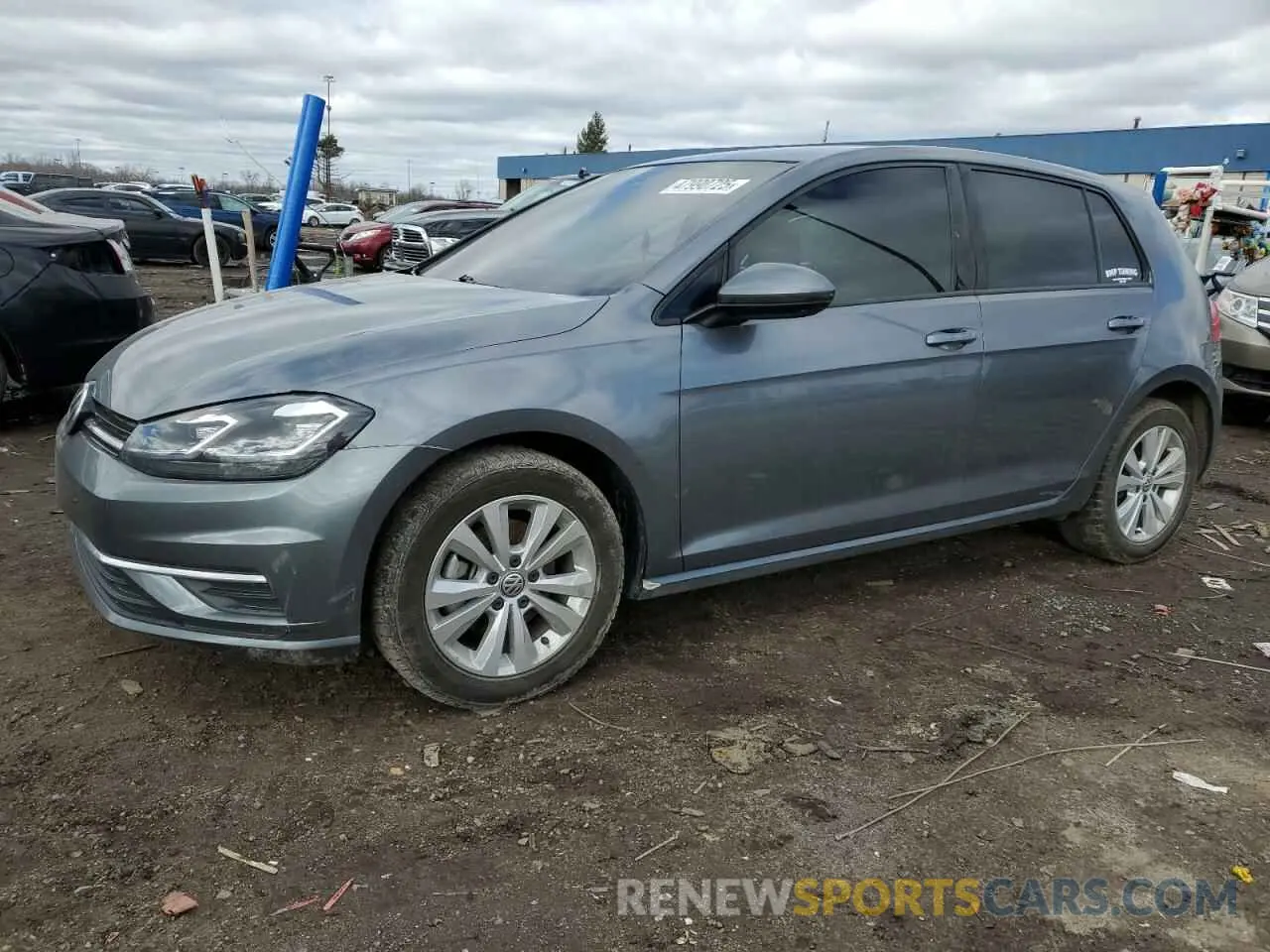 1 Photograph of a damaged car 3VWG57AU6MM006606 VOLKSWAGEN GOLF 2021