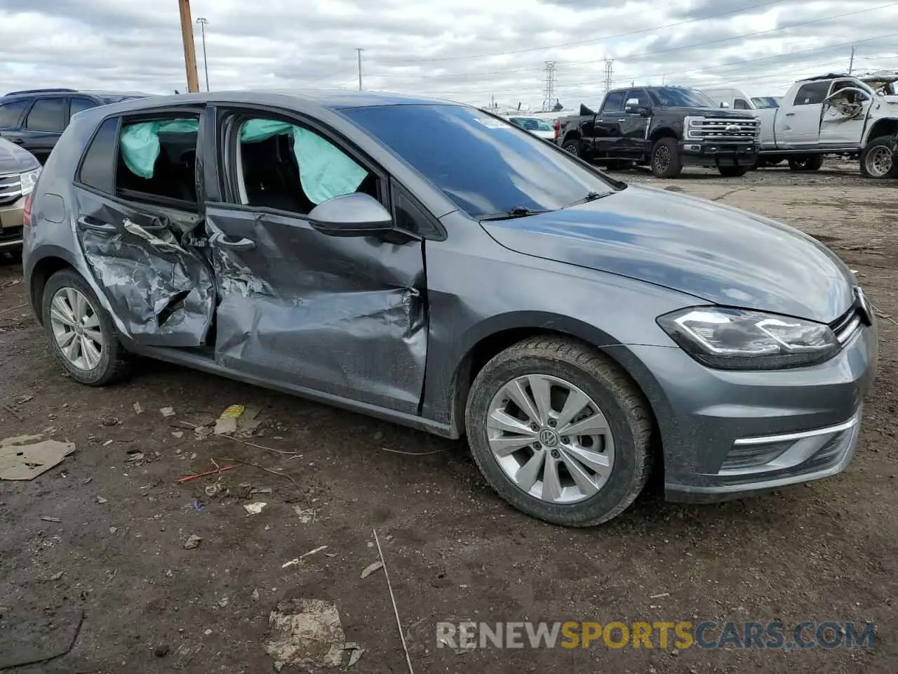 4 Photograph of a damaged car 3VWG57AU6MM006606 VOLKSWAGEN GOLF 2021