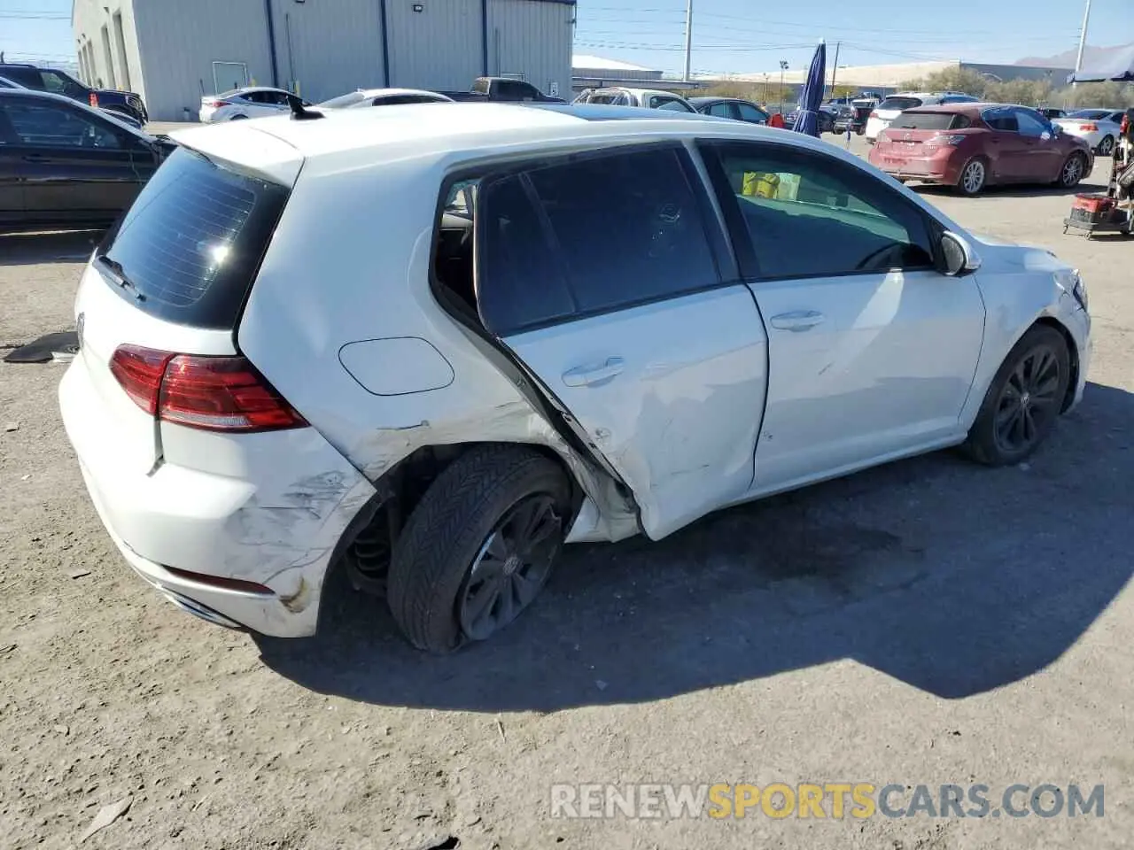 3 Photograph of a damaged car 3VWG57AU7MM014486 VOLKSWAGEN GOLF 2021