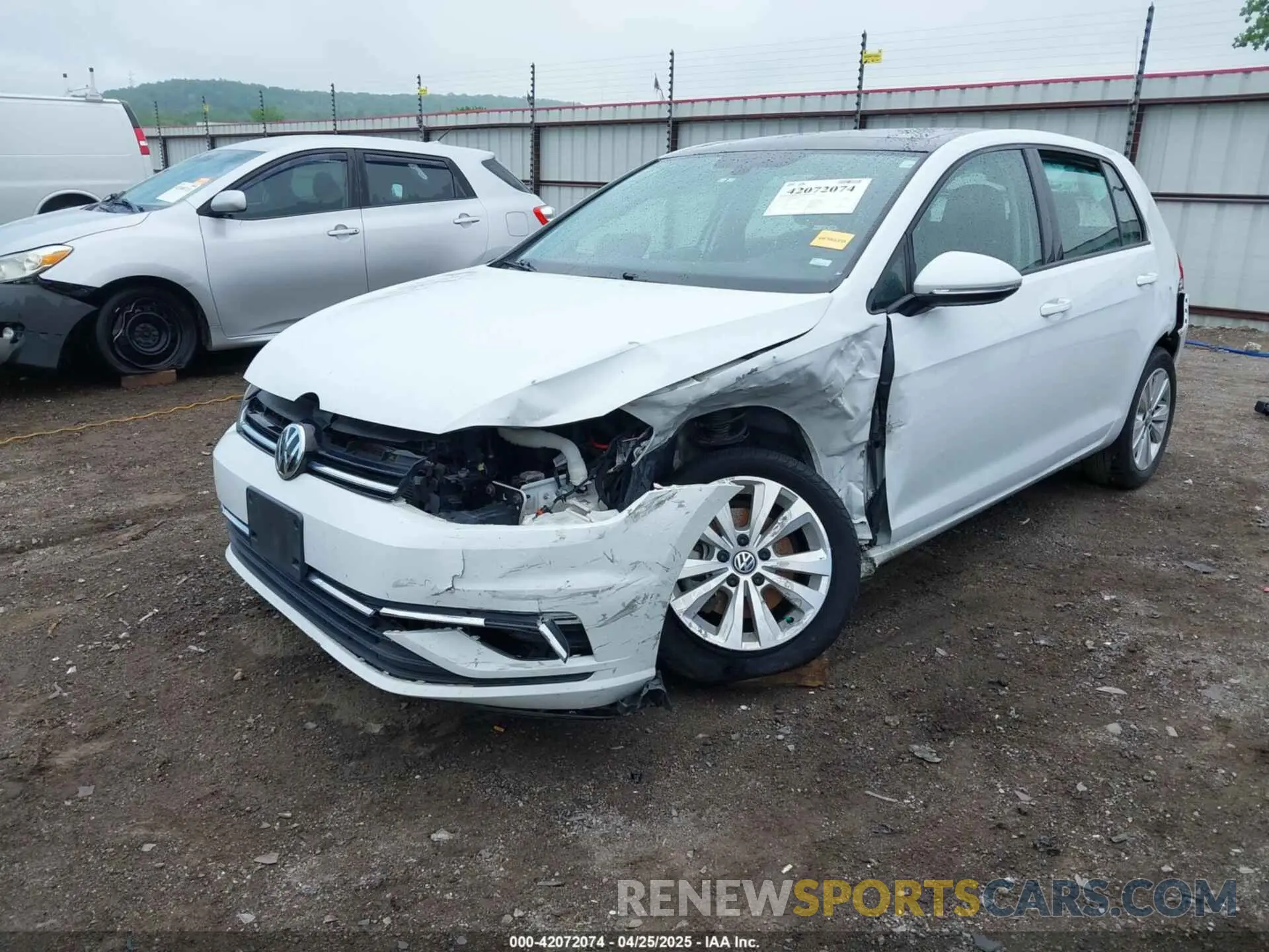 2 Photograph of a damaged car 3VWG57AU9MM001027 VOLKSWAGEN GOLF 2021