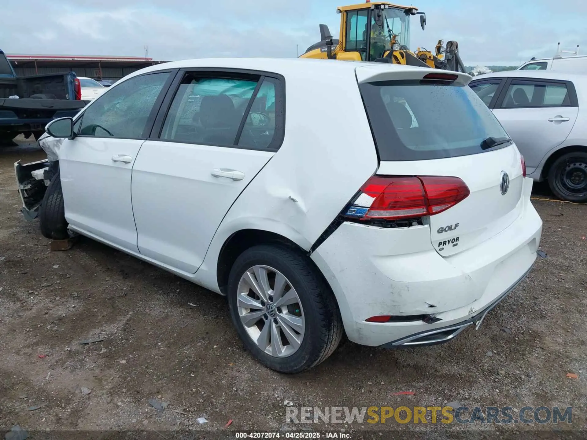 3 Photograph of a damaged car 3VWG57AU9MM001027 VOLKSWAGEN GOLF 2021