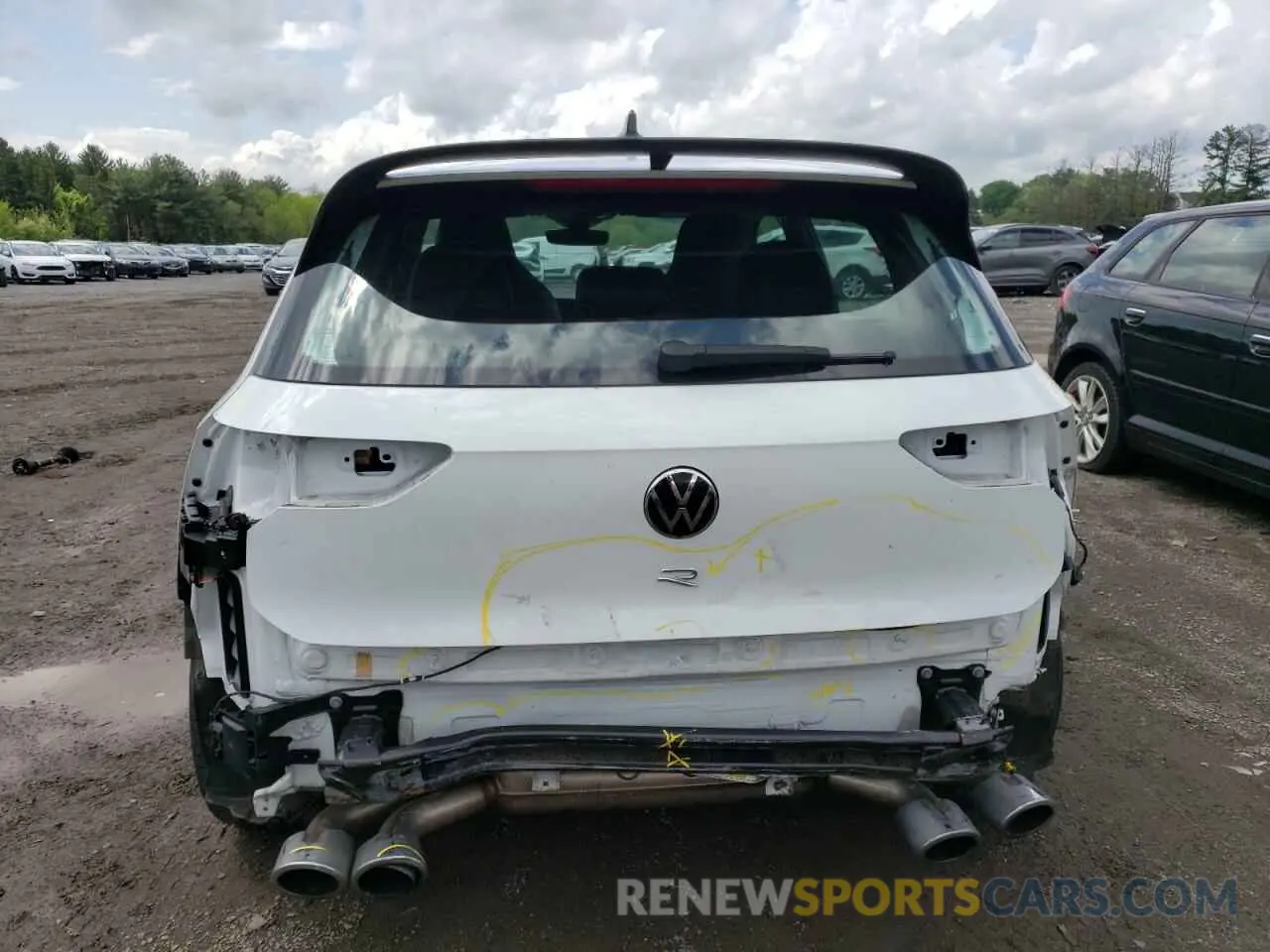 6 Photograph of a damaged car WVWEB7CD2NW194817 VOLKSWAGEN GOLF 2022