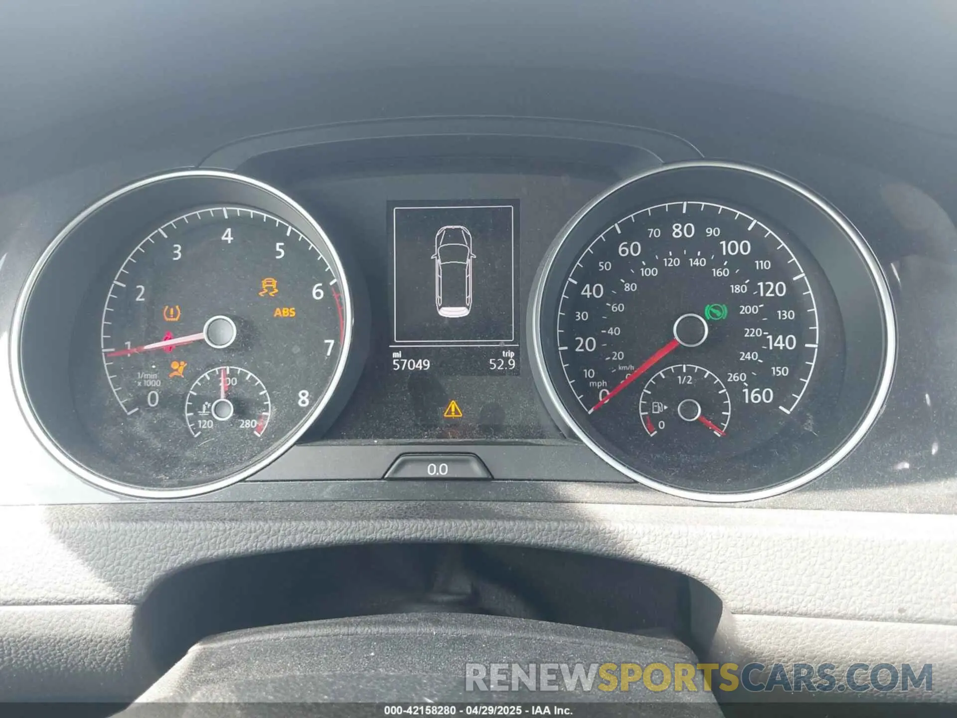 7 Photograph of a damaged car 3VWH17AUXKM501078 VOLKSWAGEN GOLF ALLTRACK 2019