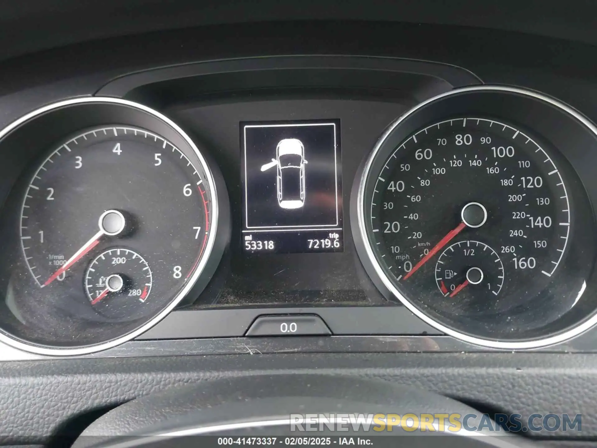 7 Photograph of a damaged car 3VWM17AU8KM506701 VOLKSWAGEN GOLF ALLTRACK 2019
