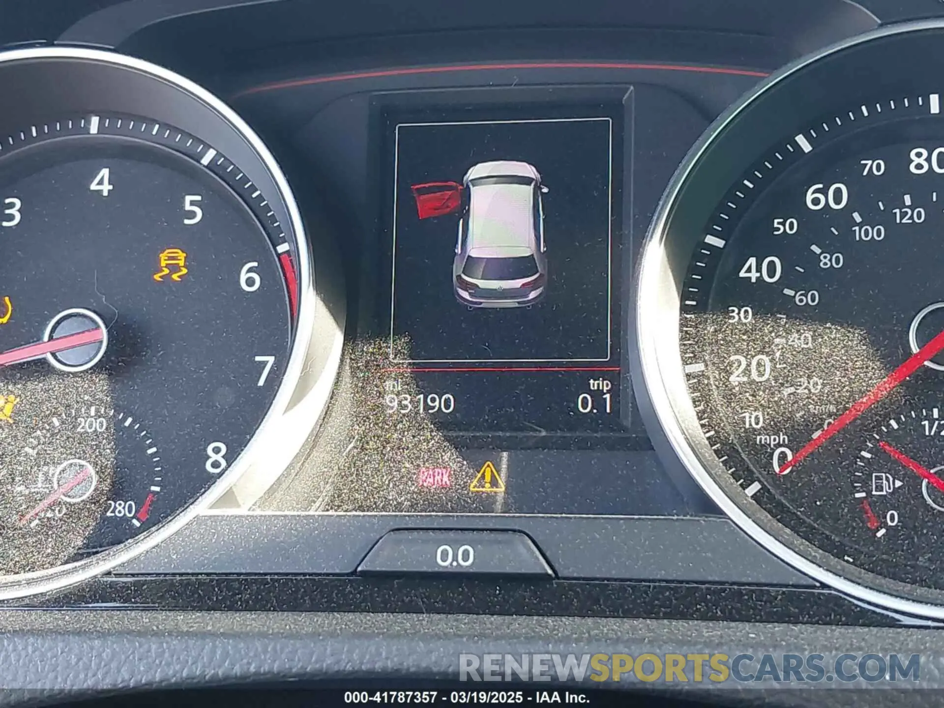7 Photograph of a damaged car 3VW5T7AU7KM000632 VOLKSWAGEN GOLF GTI 2019