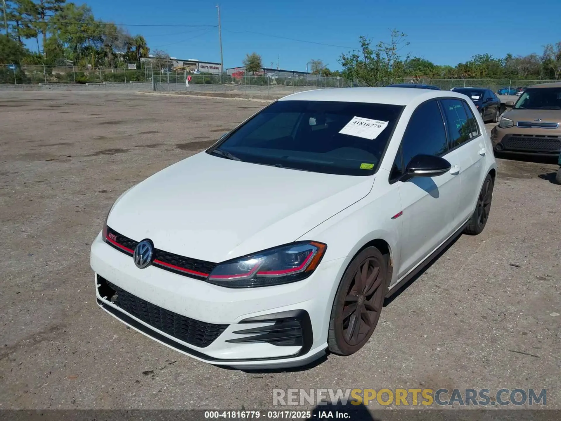 6 Photograph of a damaged car 3VW6T7AU2KM016435 VOLKSWAGEN GOLF GTI 2019
