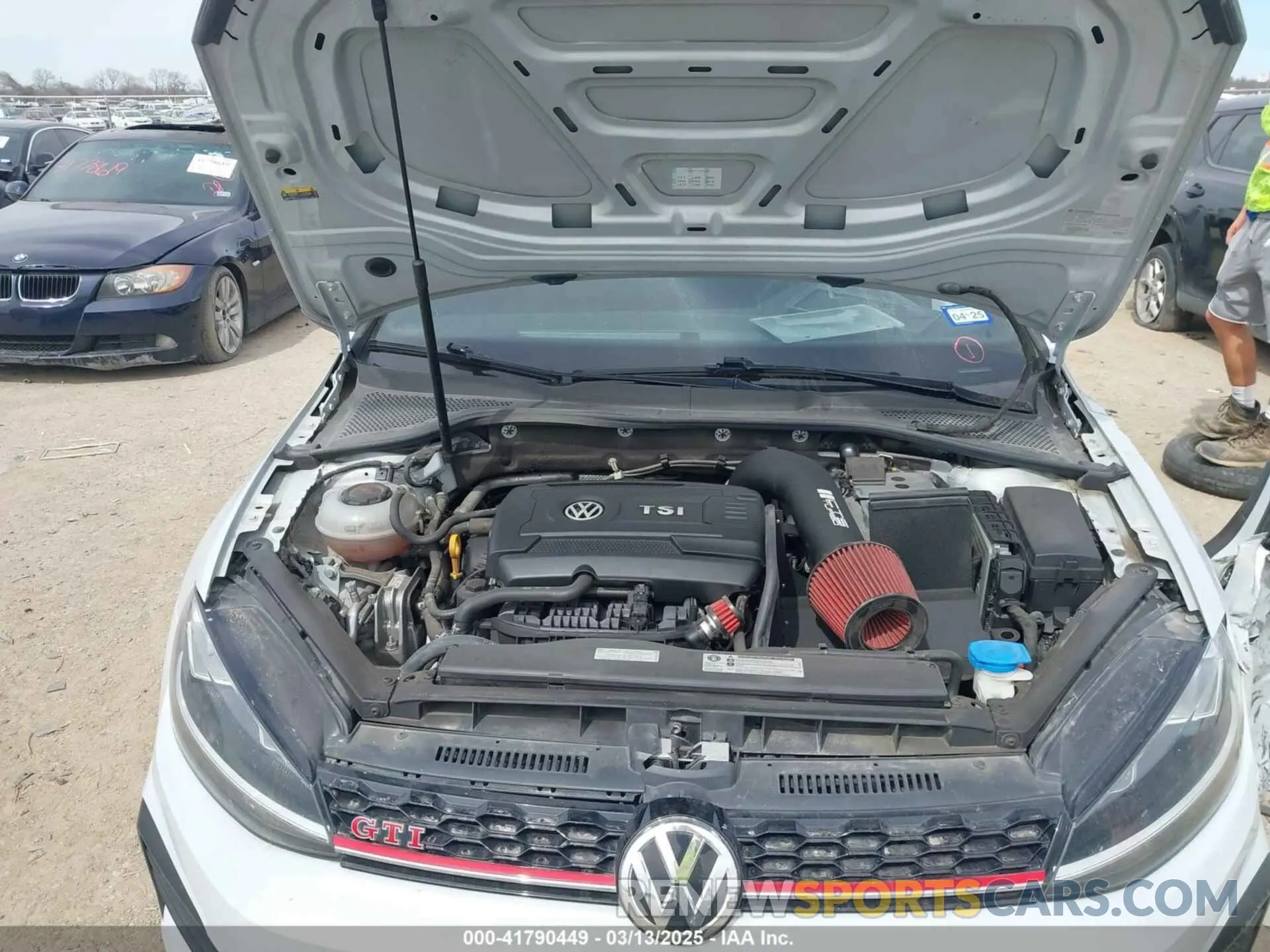 10 Photograph of a damaged car 3VW6T7AU5KM020317 VOLKSWAGEN GOLF GTI 2019